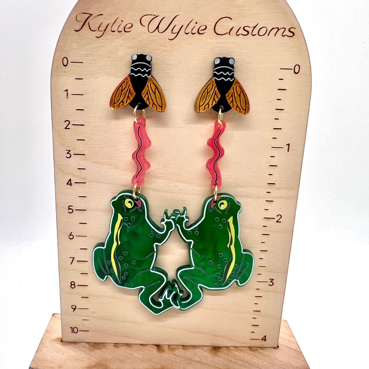 Frog & Fly Earrings