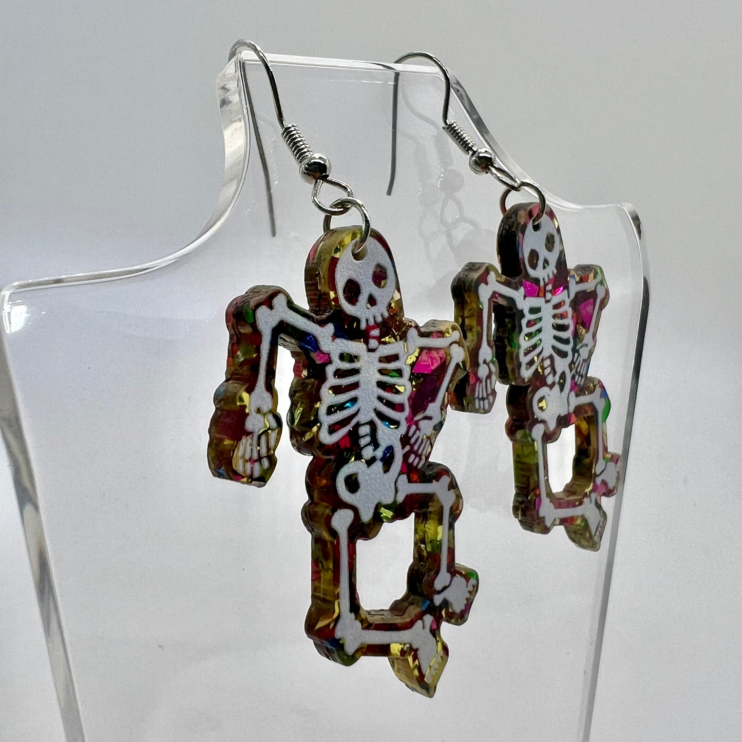 Dancing Skeleton Earrings