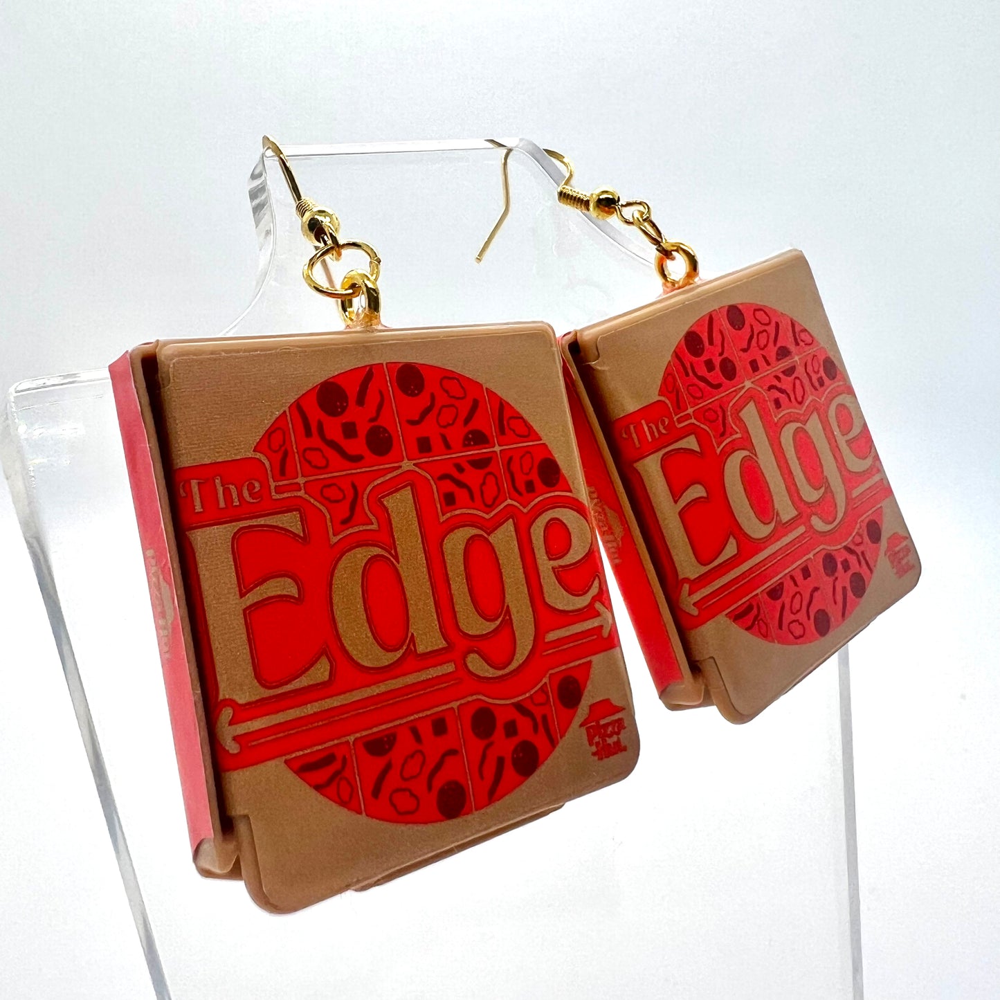 Pizza Hut Box Earrings