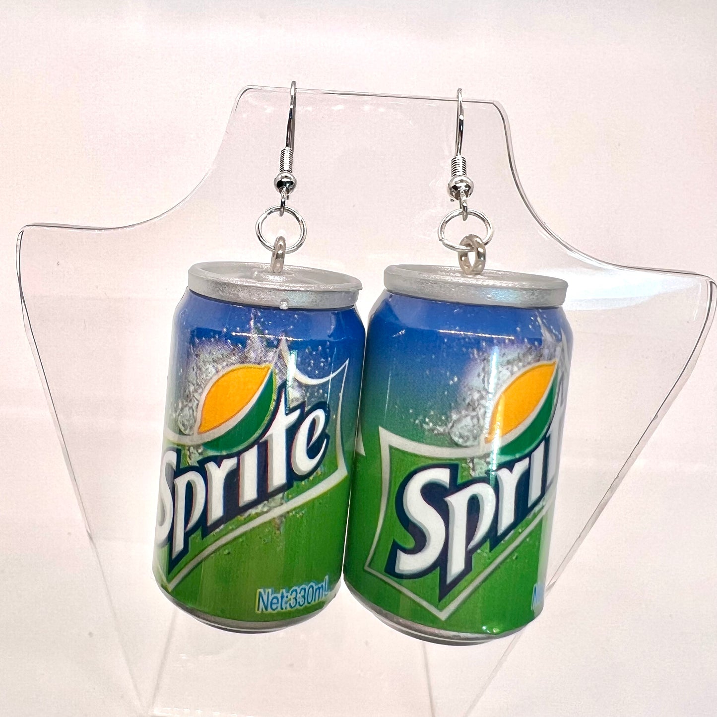 Large Sprite Can Earrings