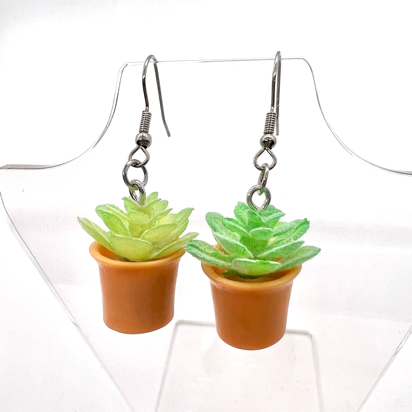 Succulent Plant Earrings