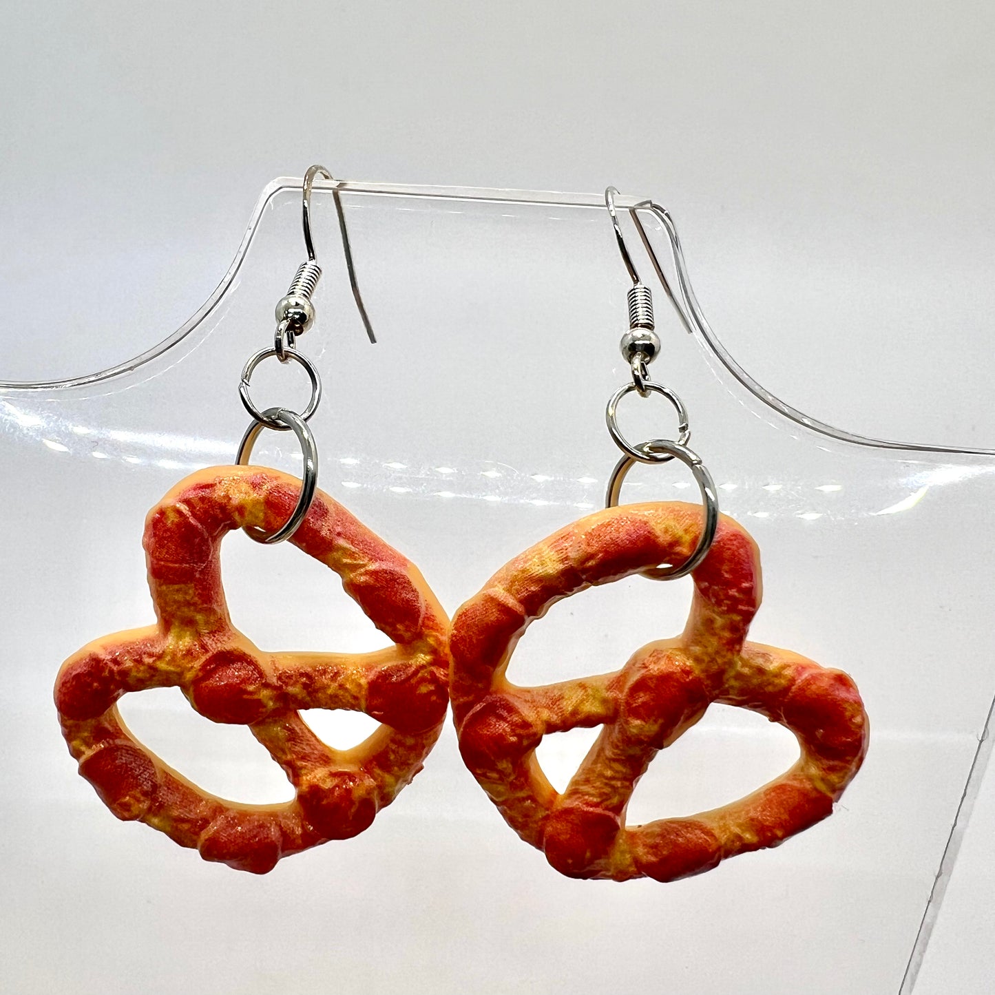 Pepperoni Pretzel Earrings