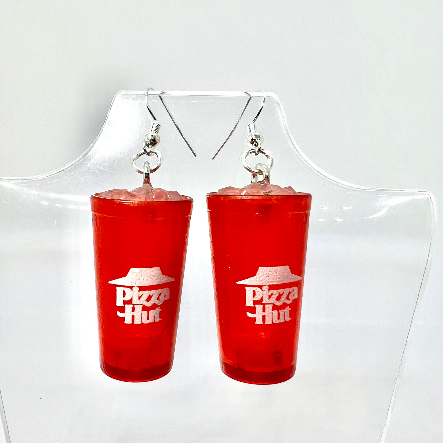 Pizza Hut Cup Earrings