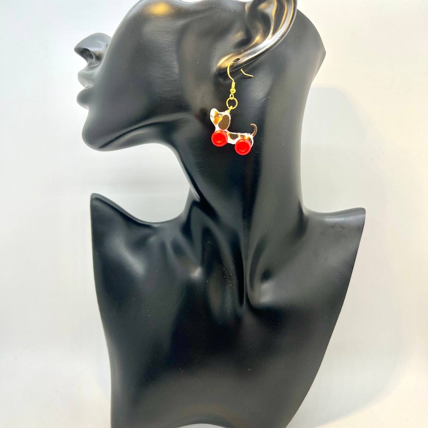 Pull Along Puppy Earrings