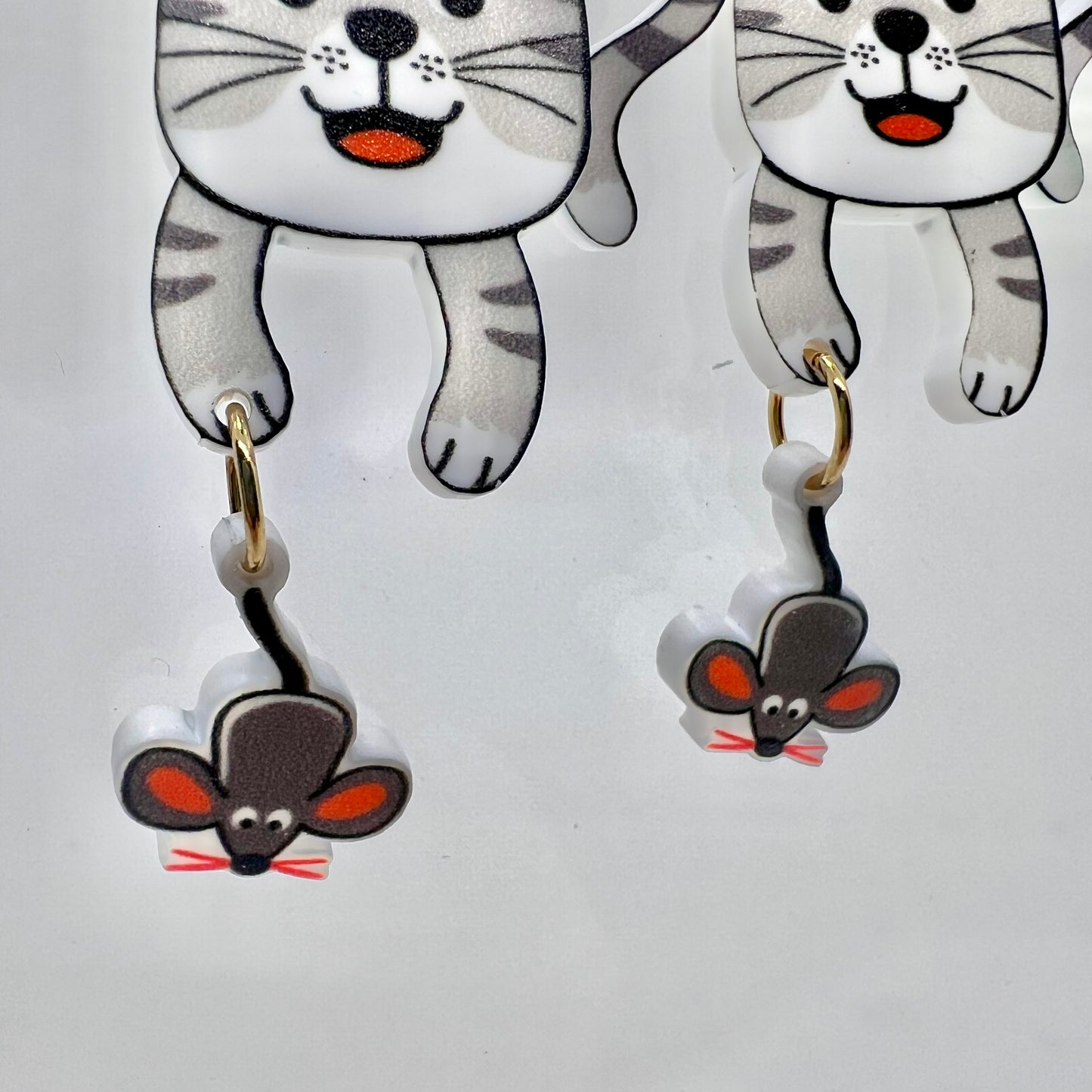 Cat & Mouse Earrings
