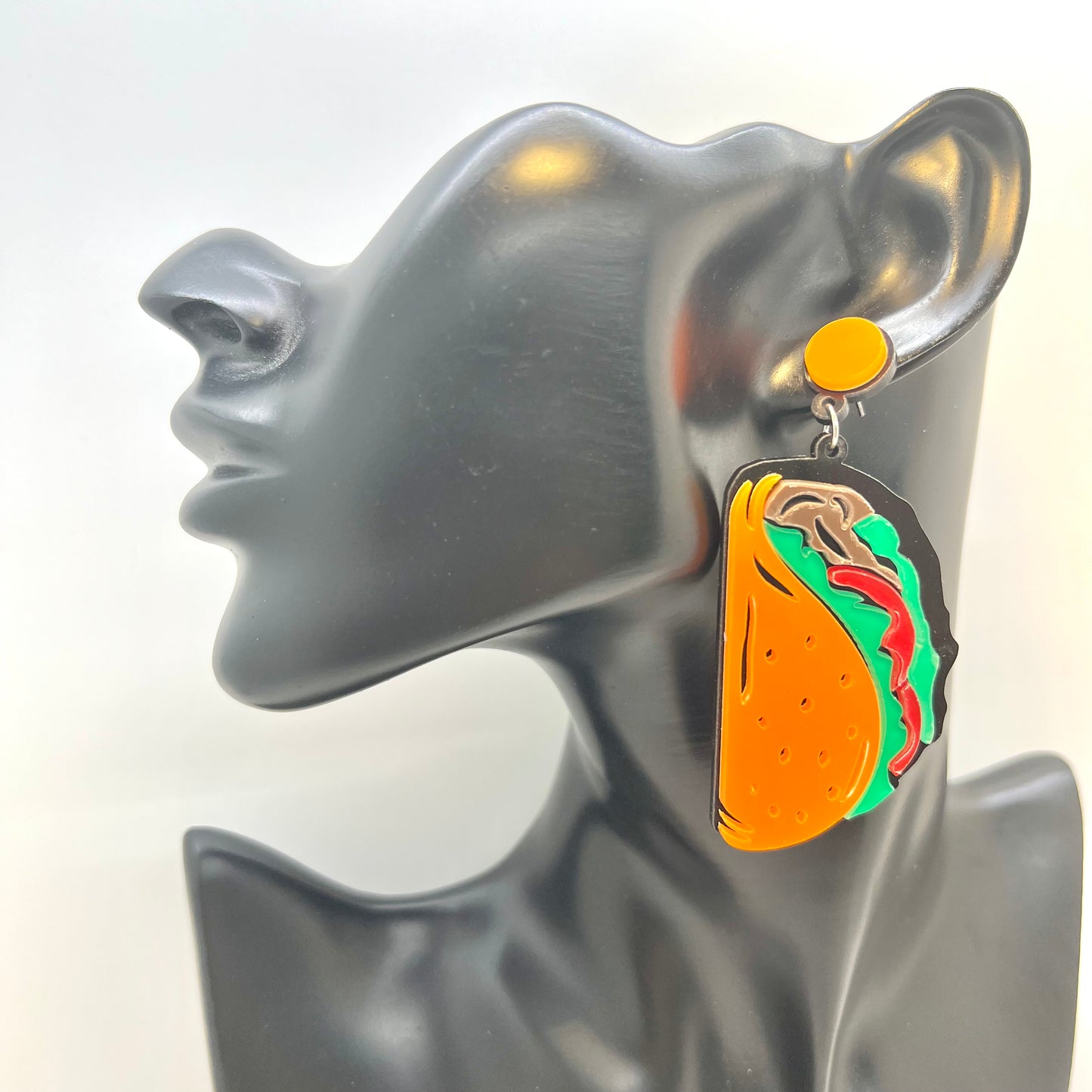 Large Taco Earrings