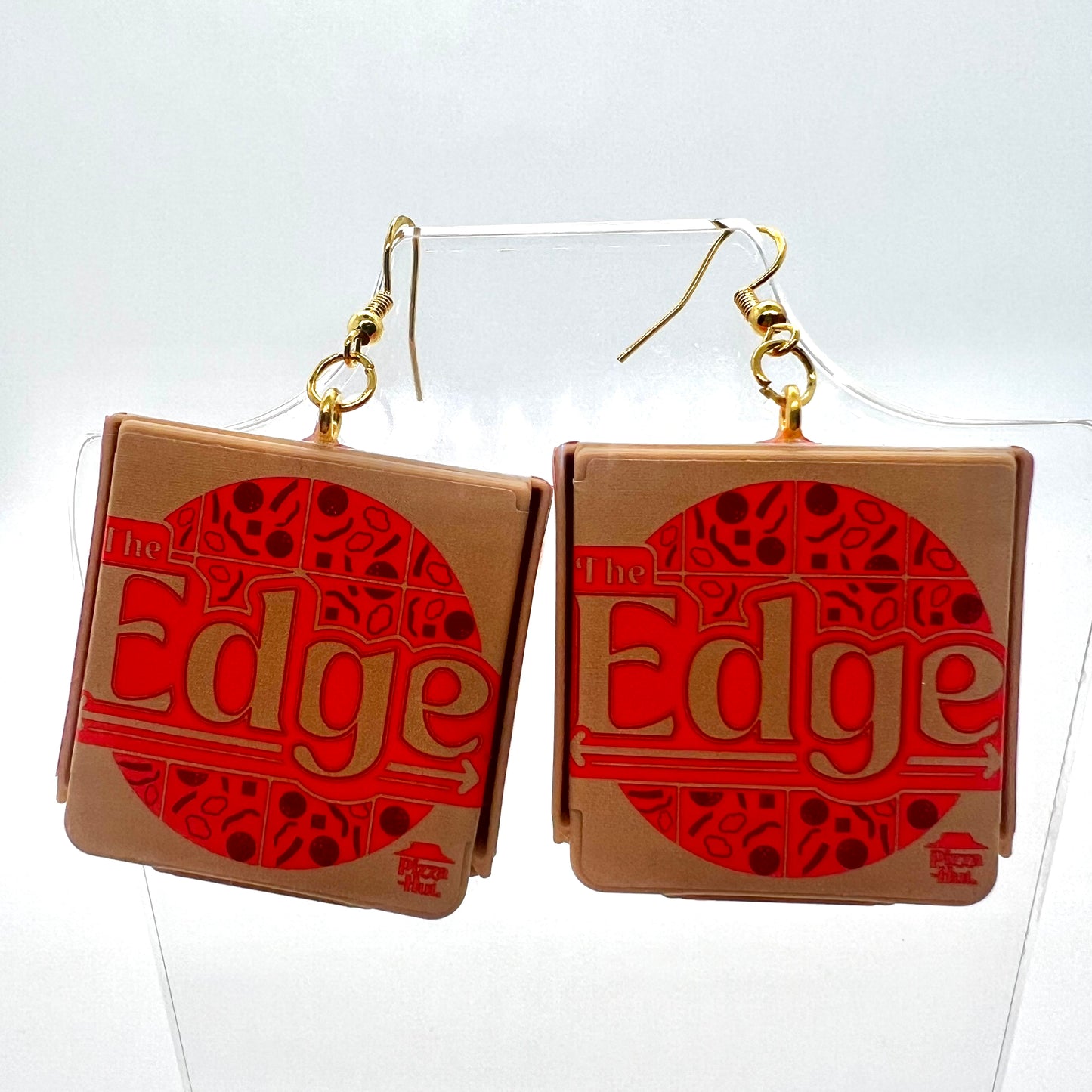 Pizza Hut Box Earrings
