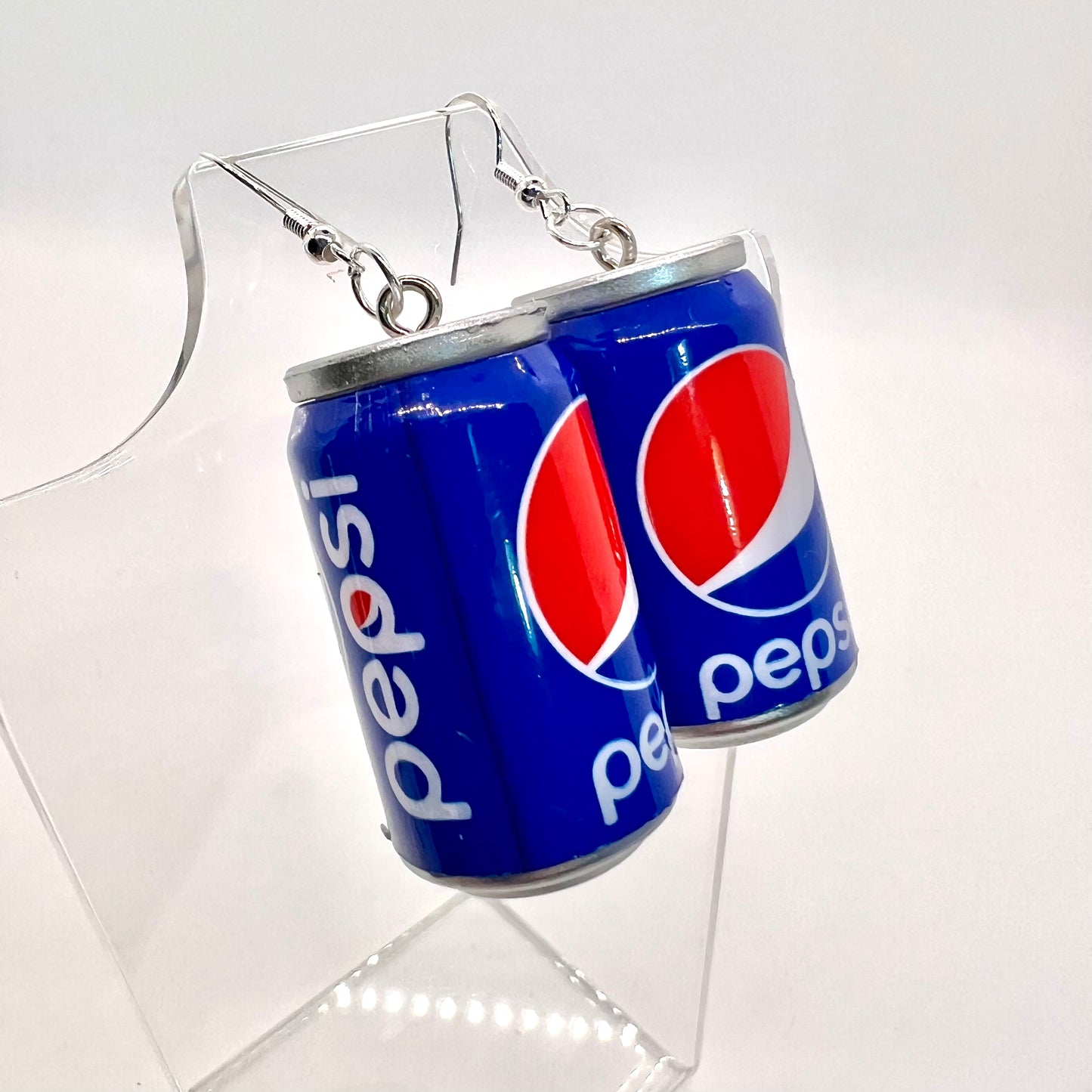 Large Pepsi Can Earrings