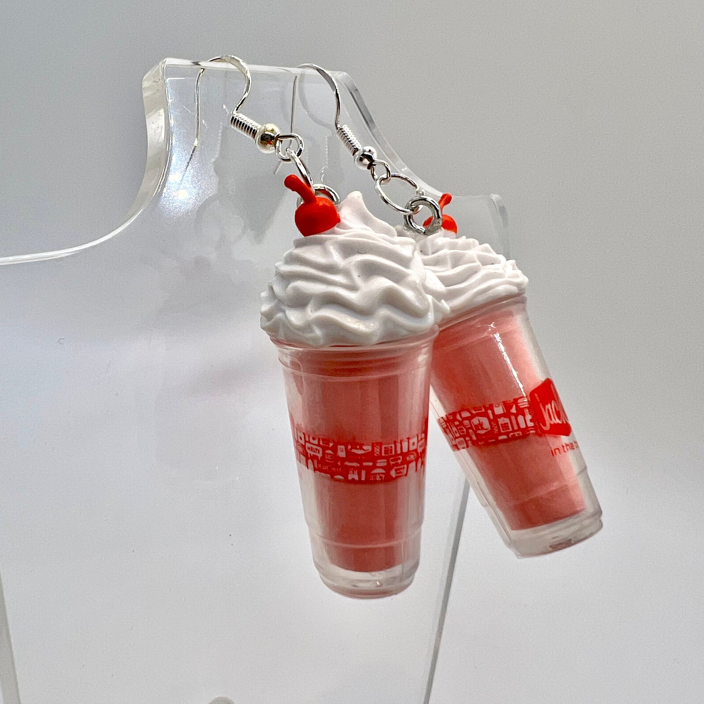 Jack in the Box Milkshake Earrings