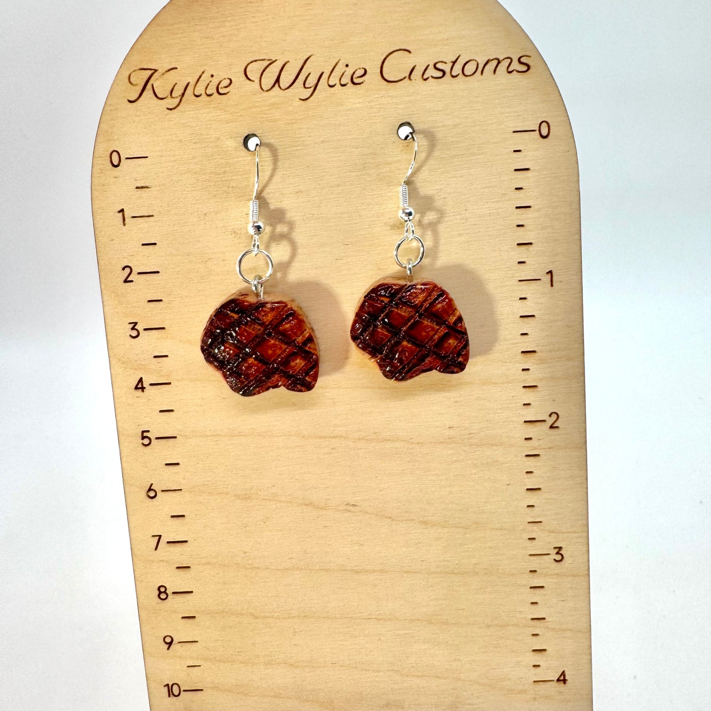 Steak Earrings
