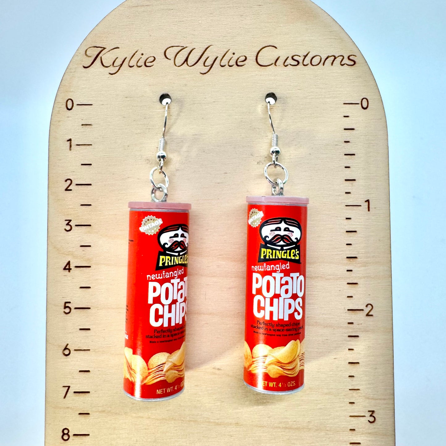 Pringles Can Earrings
