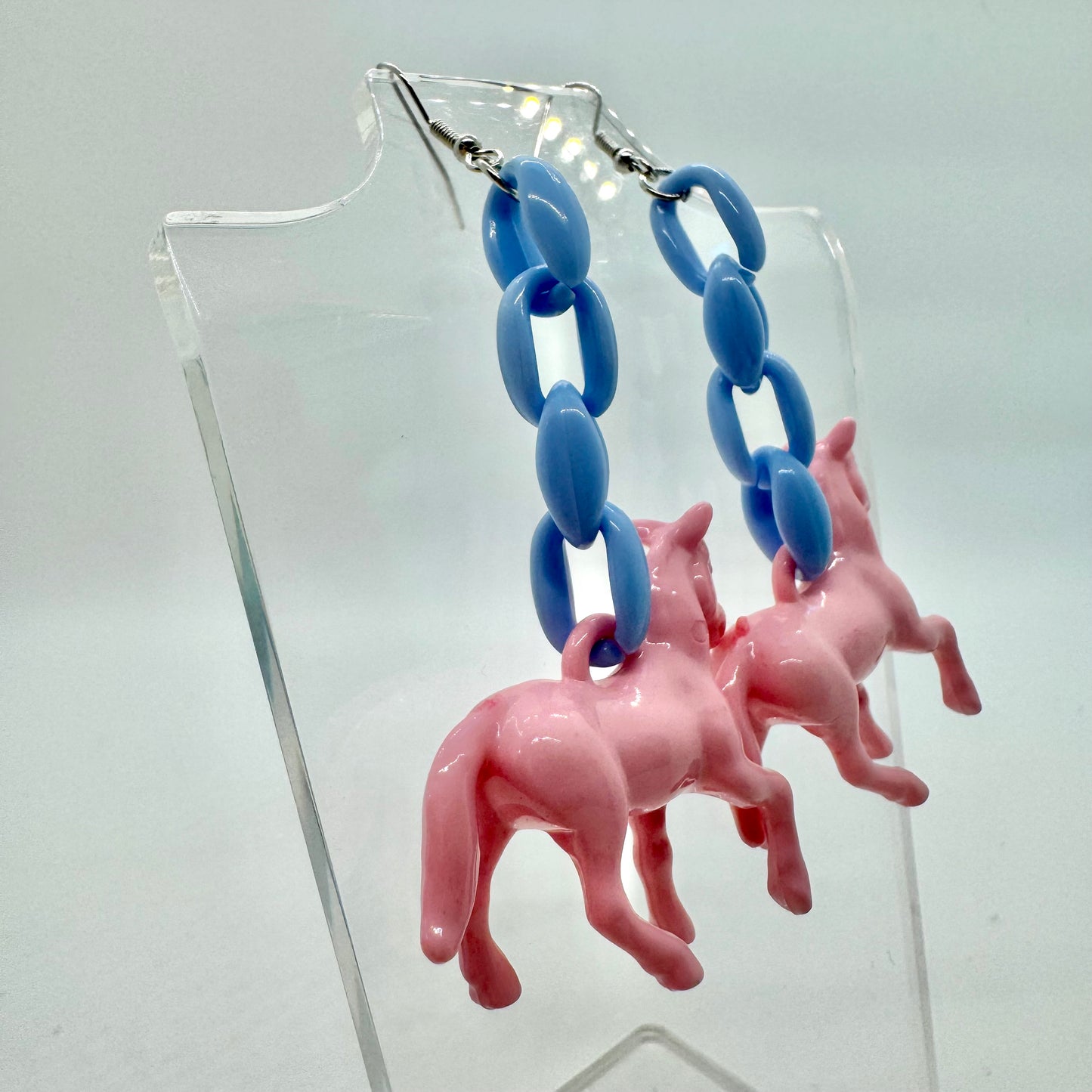 Pink Pony Earrings