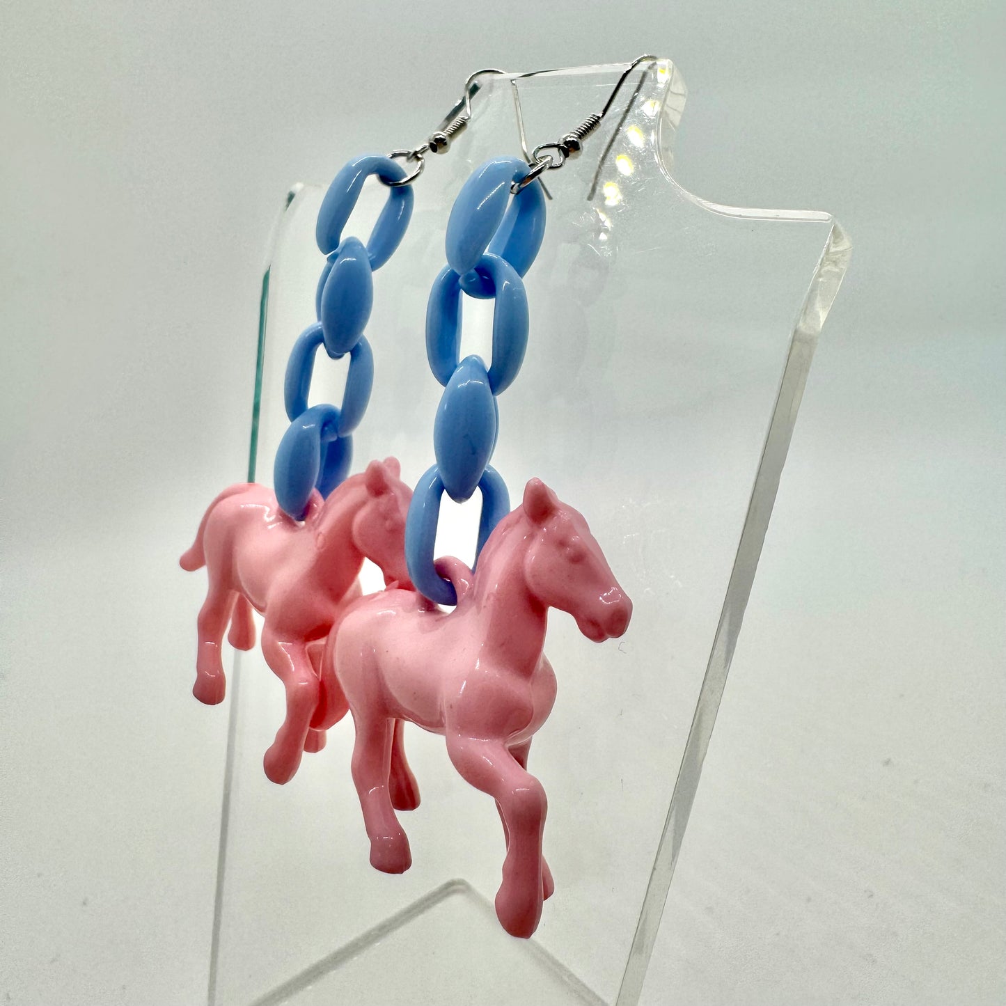 Pink Pony Earrings