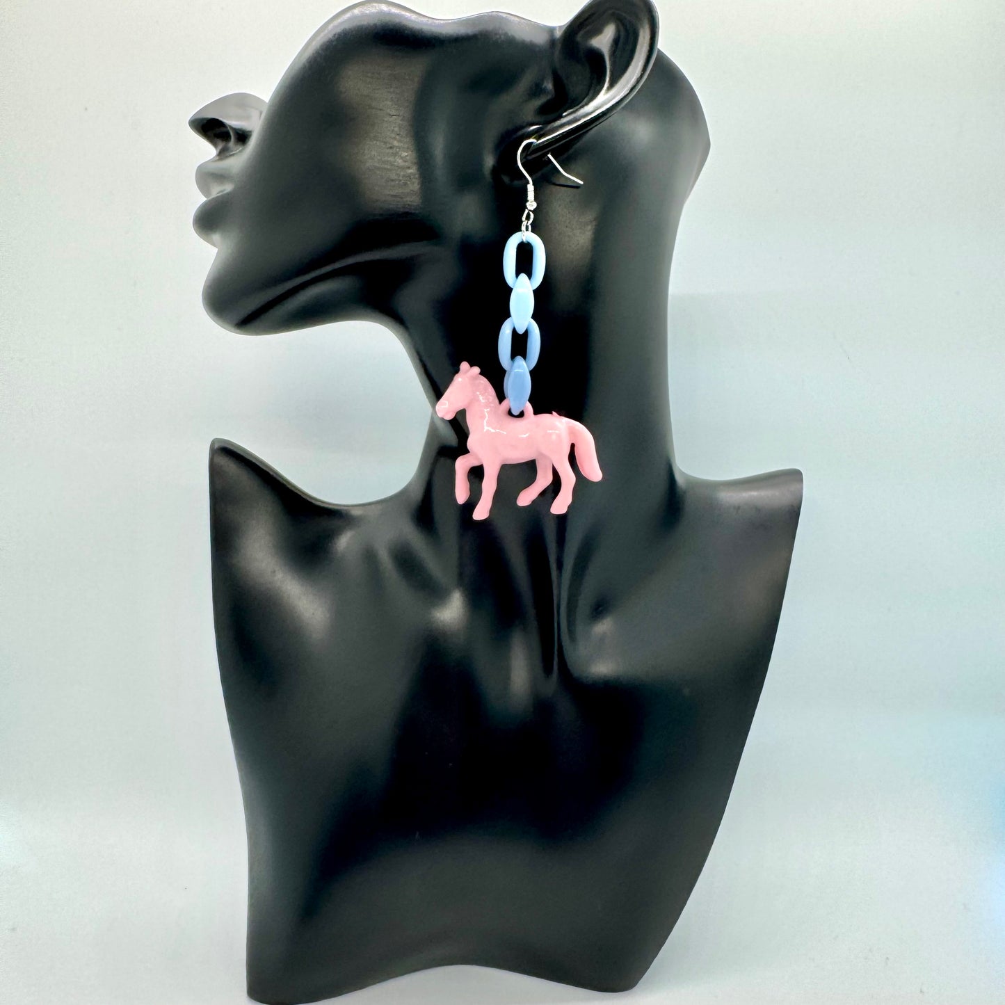 Pink Pony Earrings