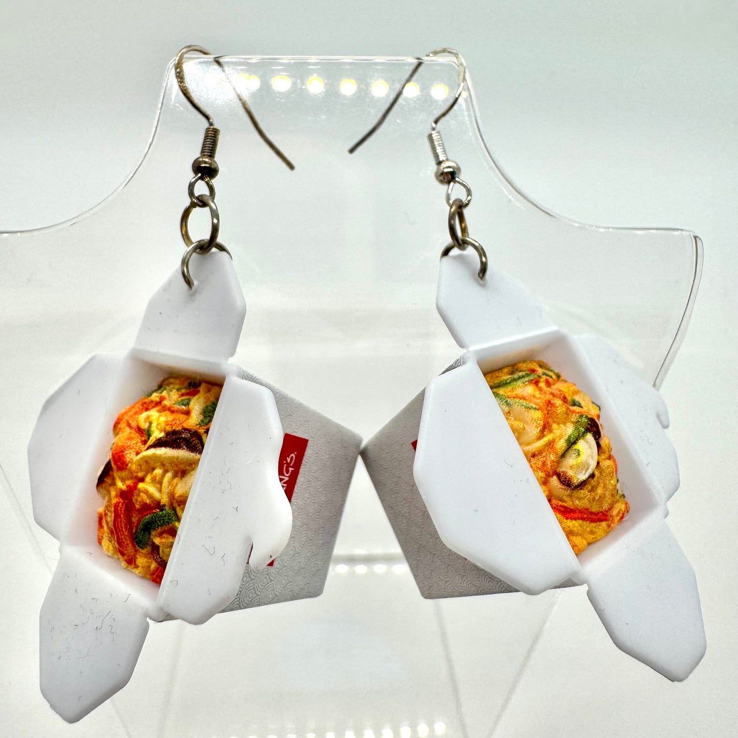 Fried Rice Box Earrings