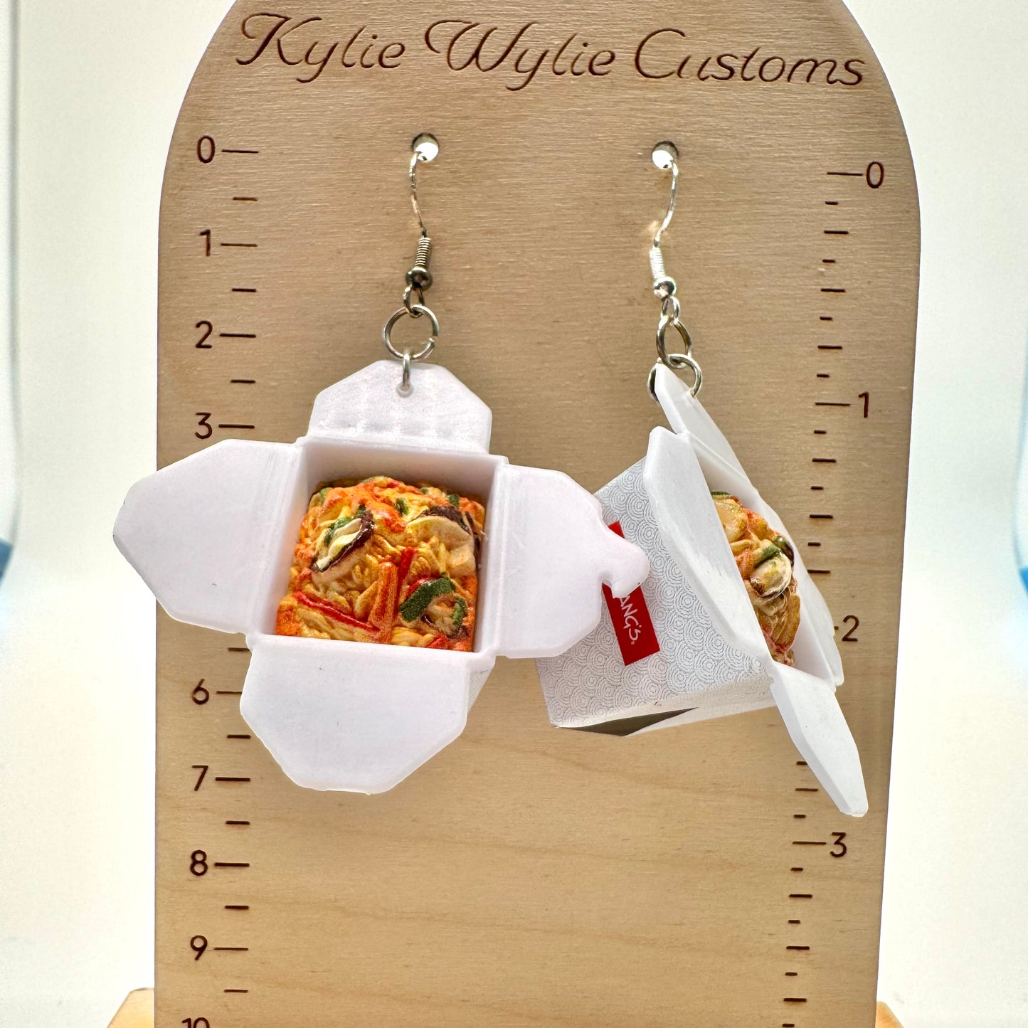 Fried Rice Box Earrings