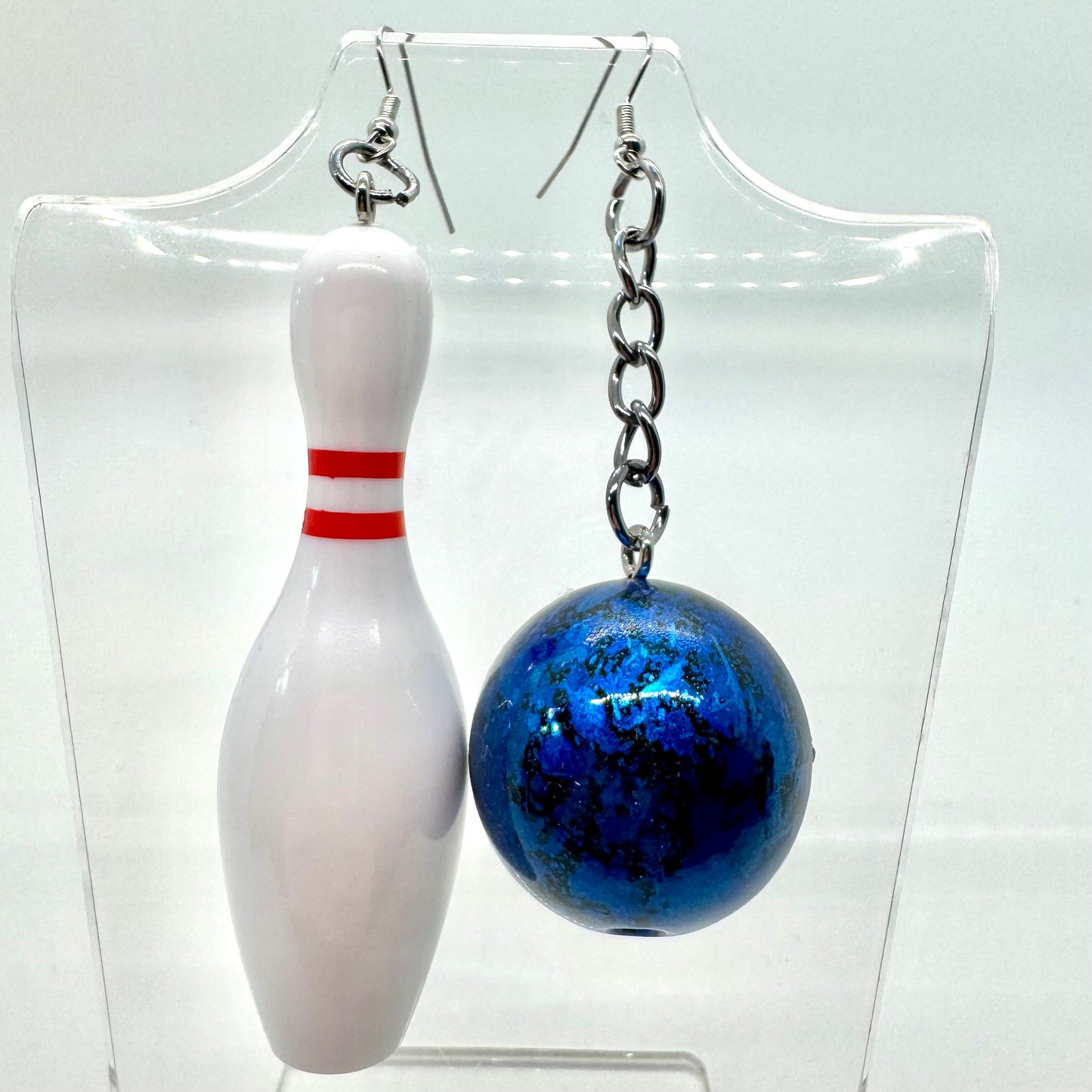 Bowling Pin & Balls Earrings