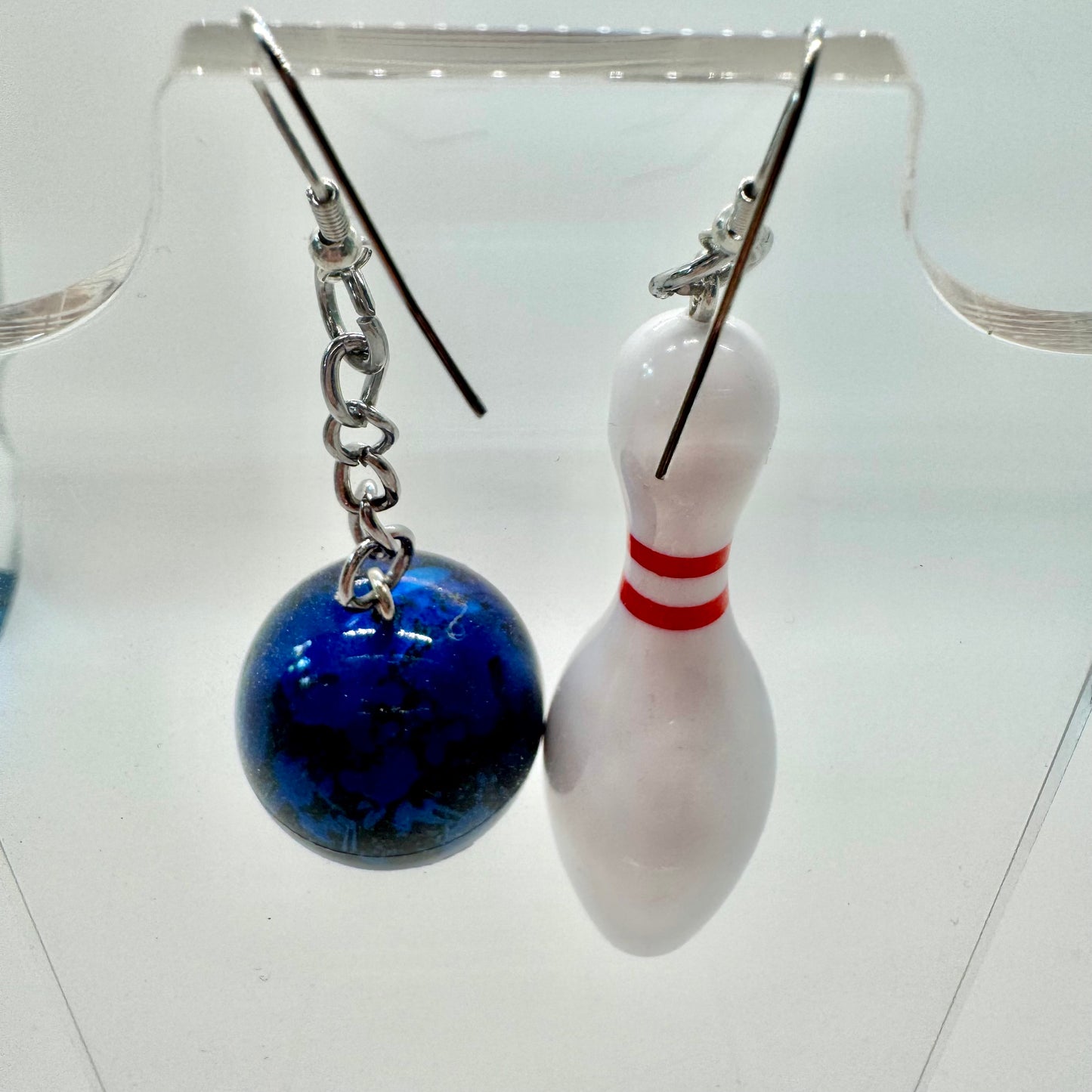 Bowling Pin & Balls Earrings
