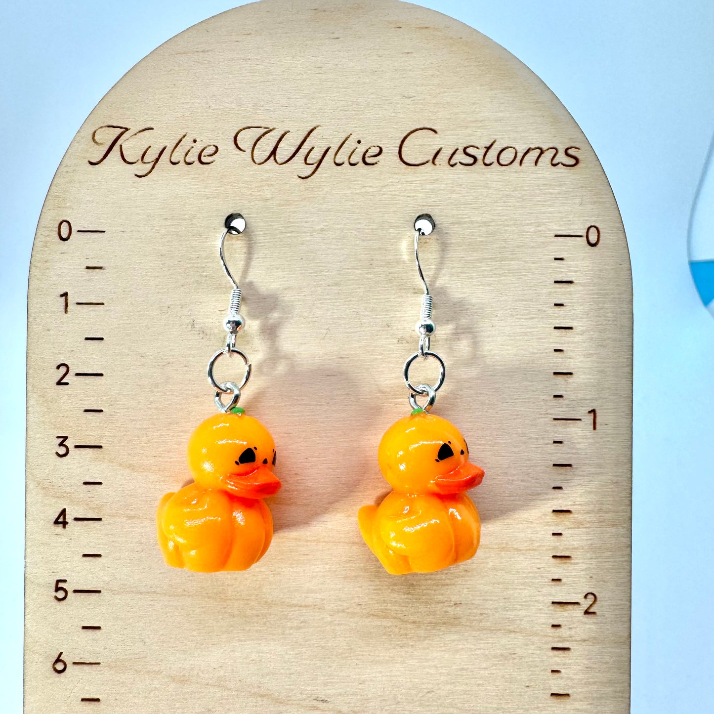 Halloween Rubber Duck Earrings