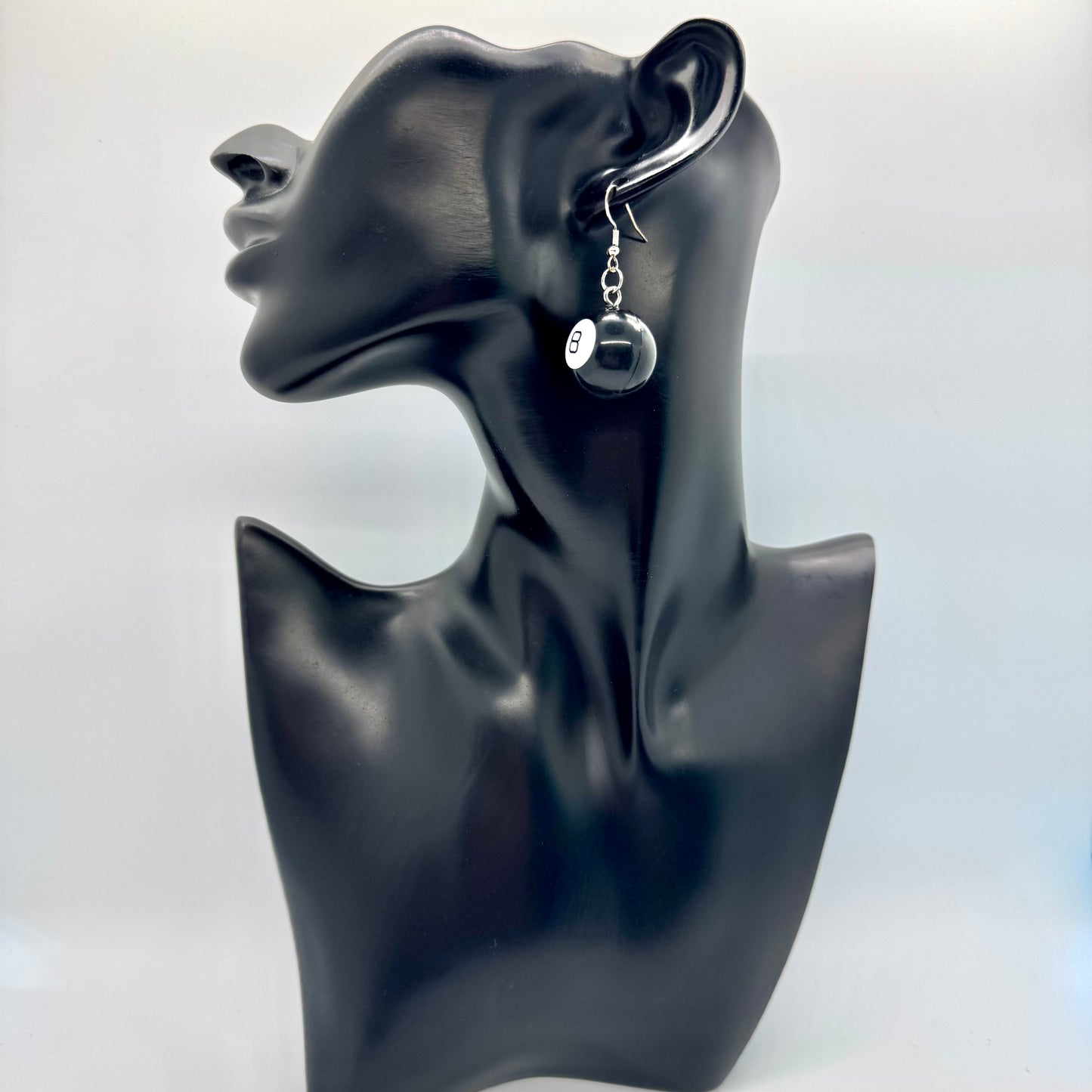 Magic 8 Ball Earrings
