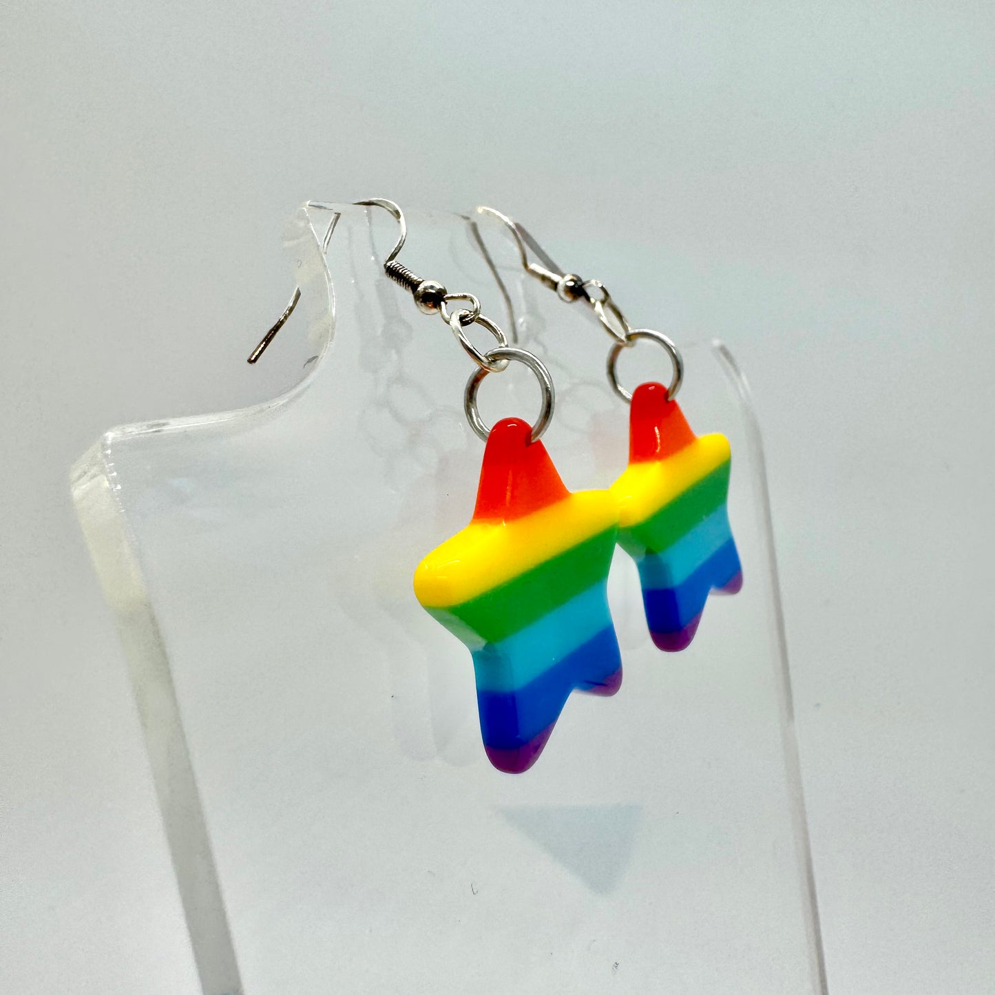 Rainbow Star Earrings