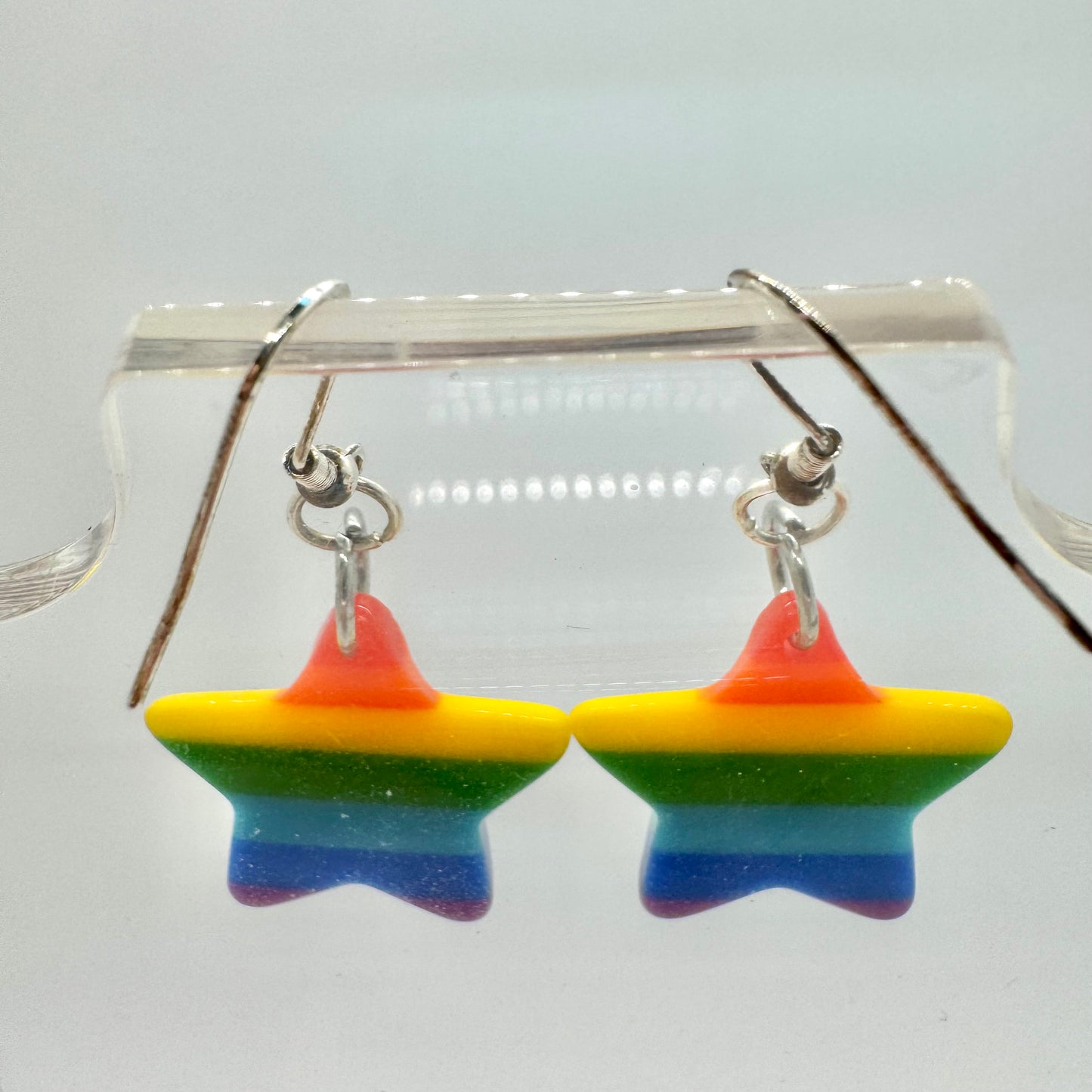 Rainbow Star Earrings