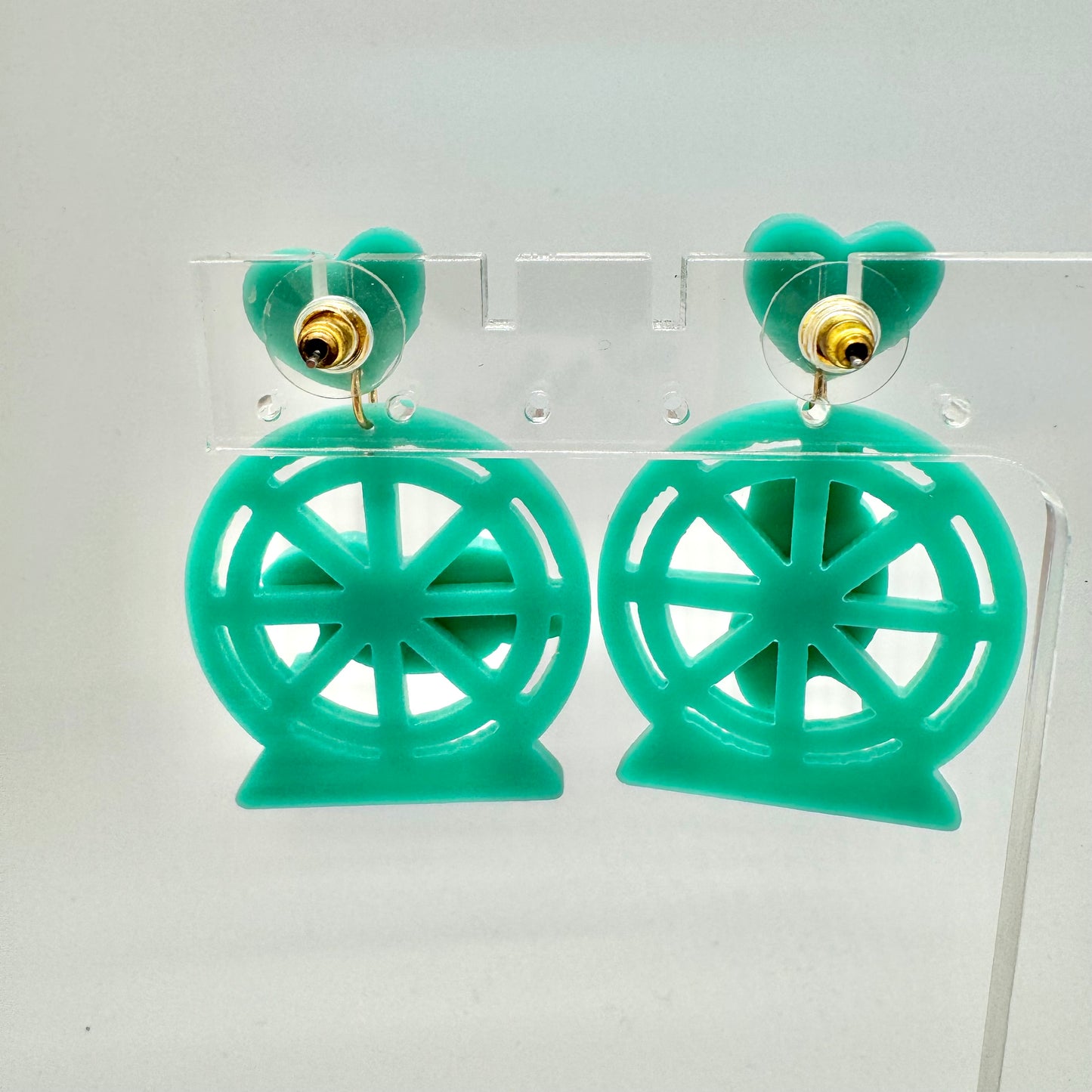 Hamster Wheel Earring