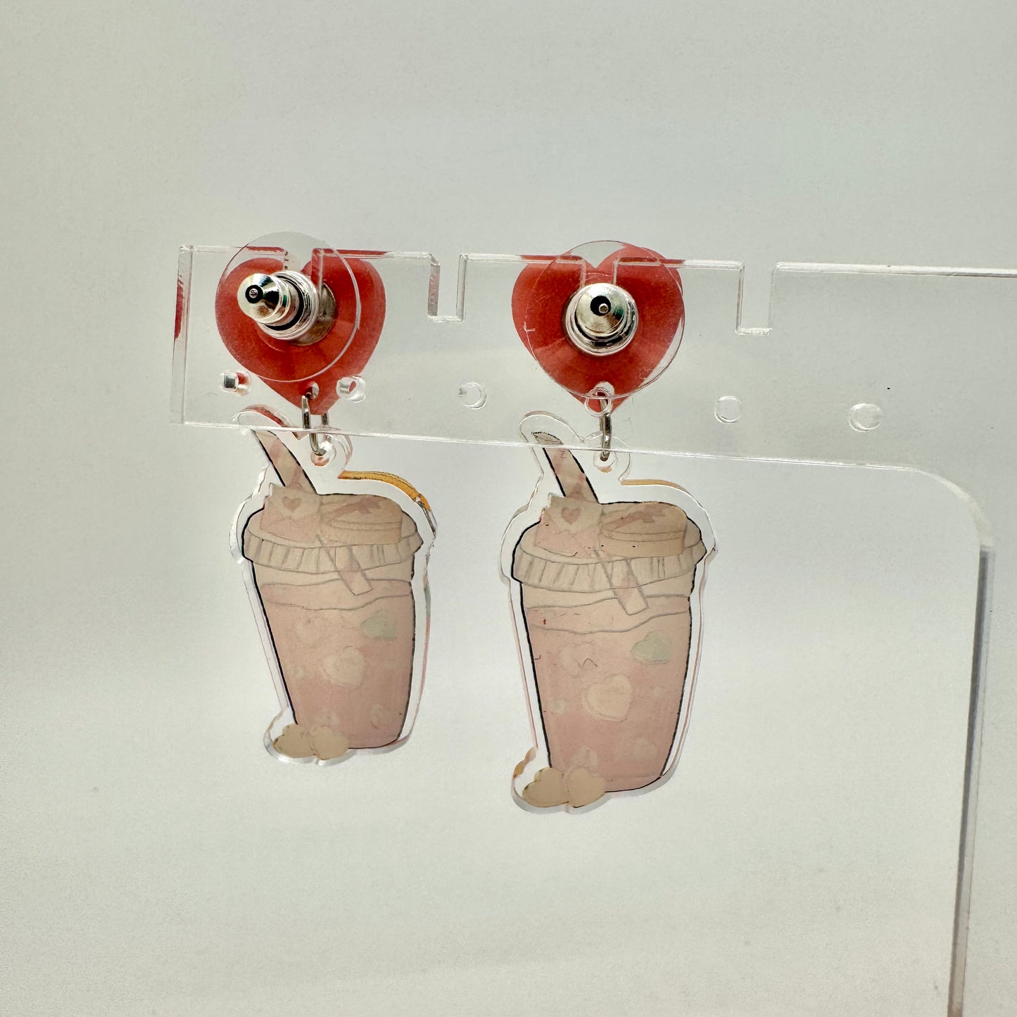 Valentine’s Hearts Drink Earrings