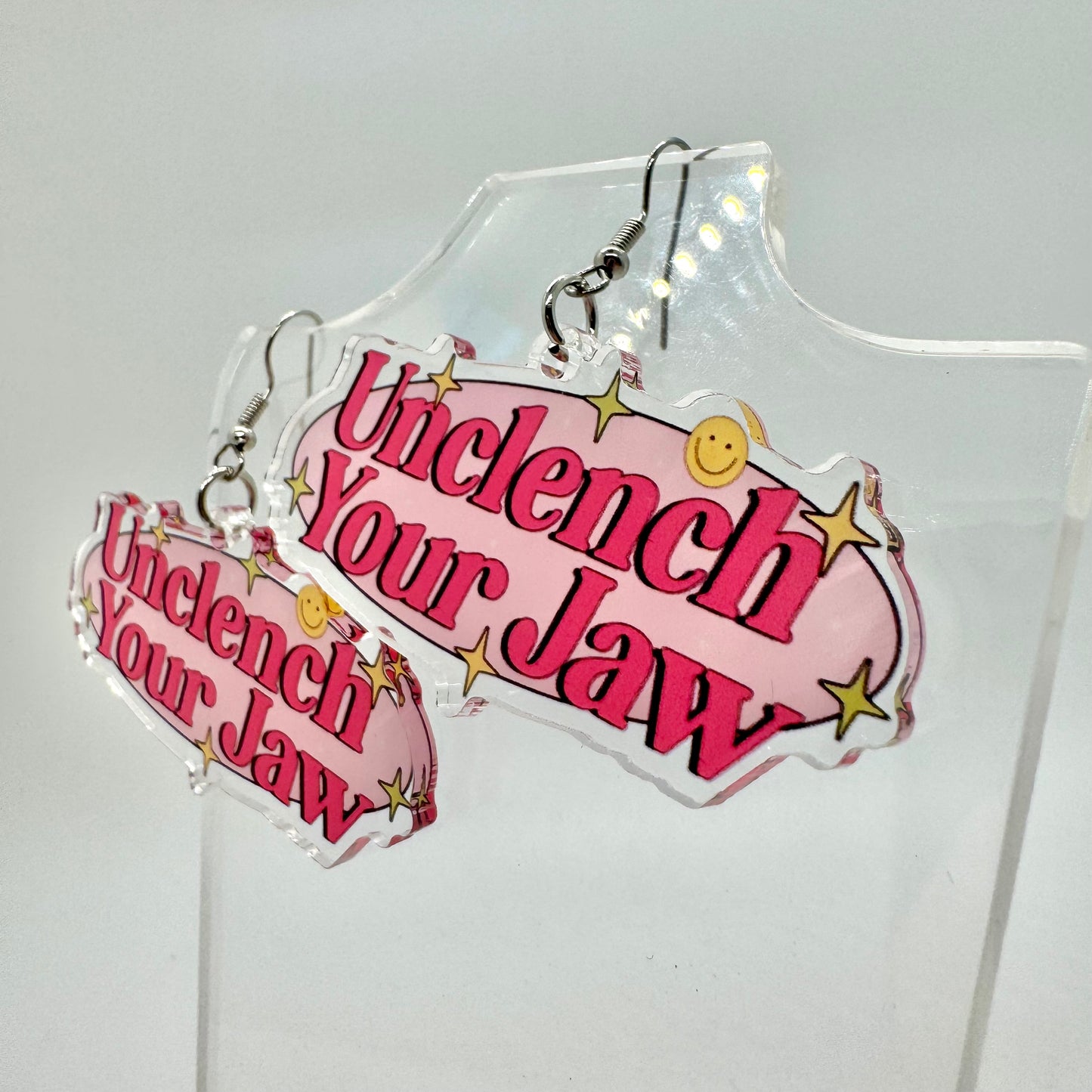 Unclench Your Jaw Earrings