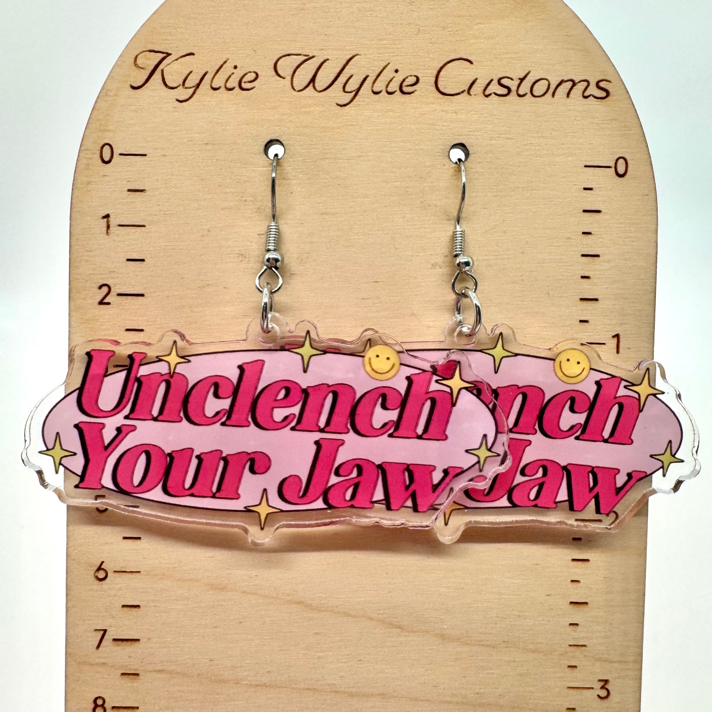 Unclench Your Jaw Earrings