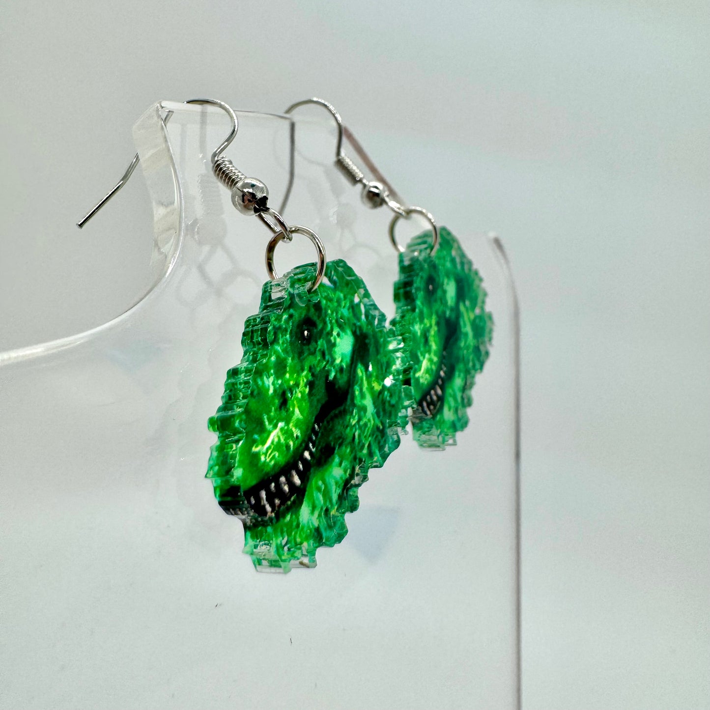 Dinosaur Plant Earrings