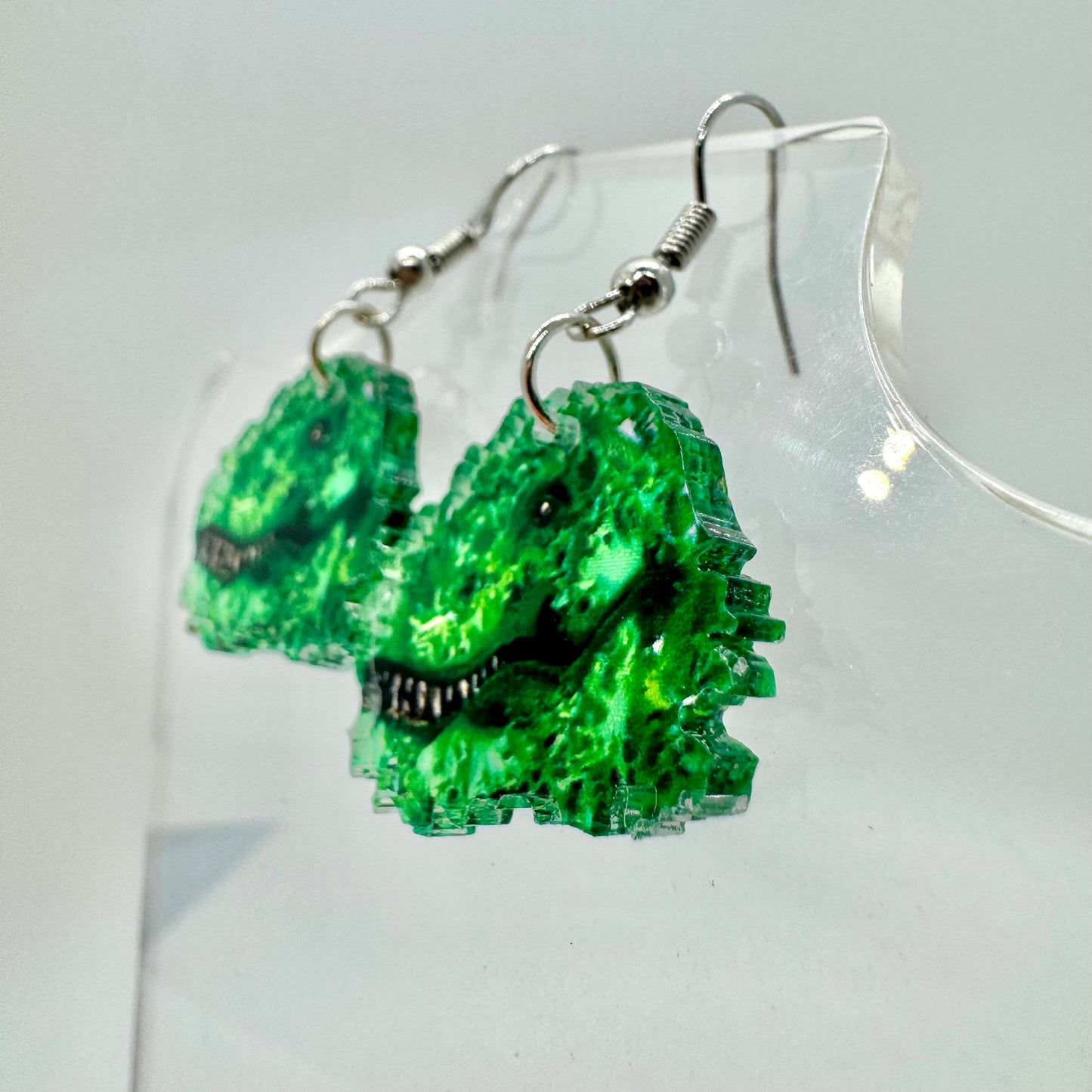 Dinosaur Plant Earrings