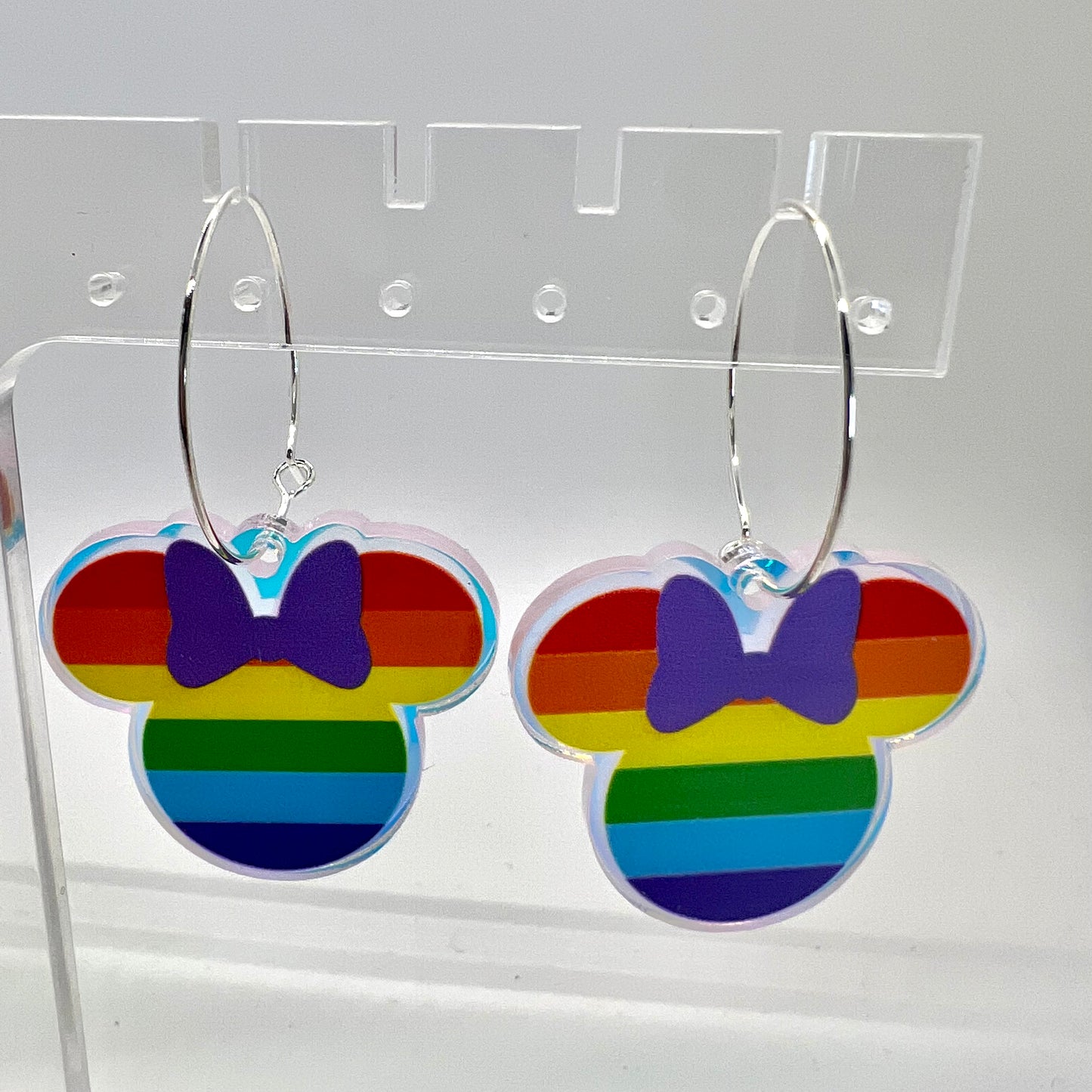 Mickey & Minnie Rainbow Earrings