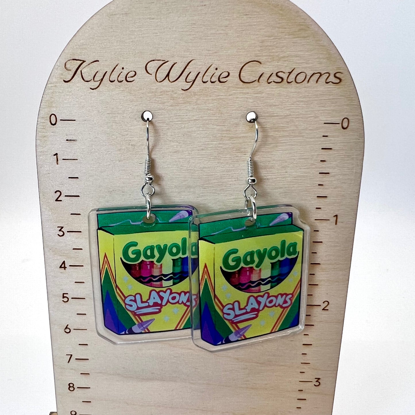 “Slay-Ons” Crayon Earrings