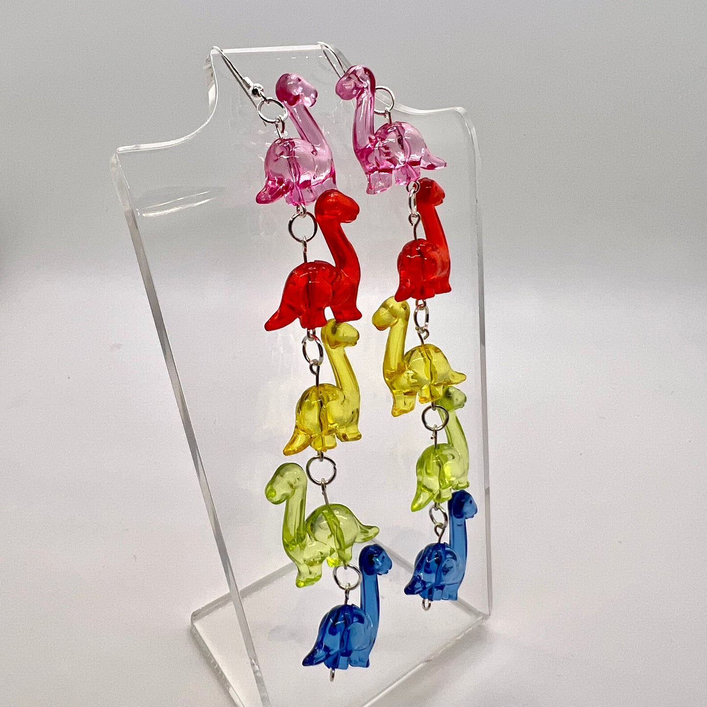 Dinosaur Chain Earrings