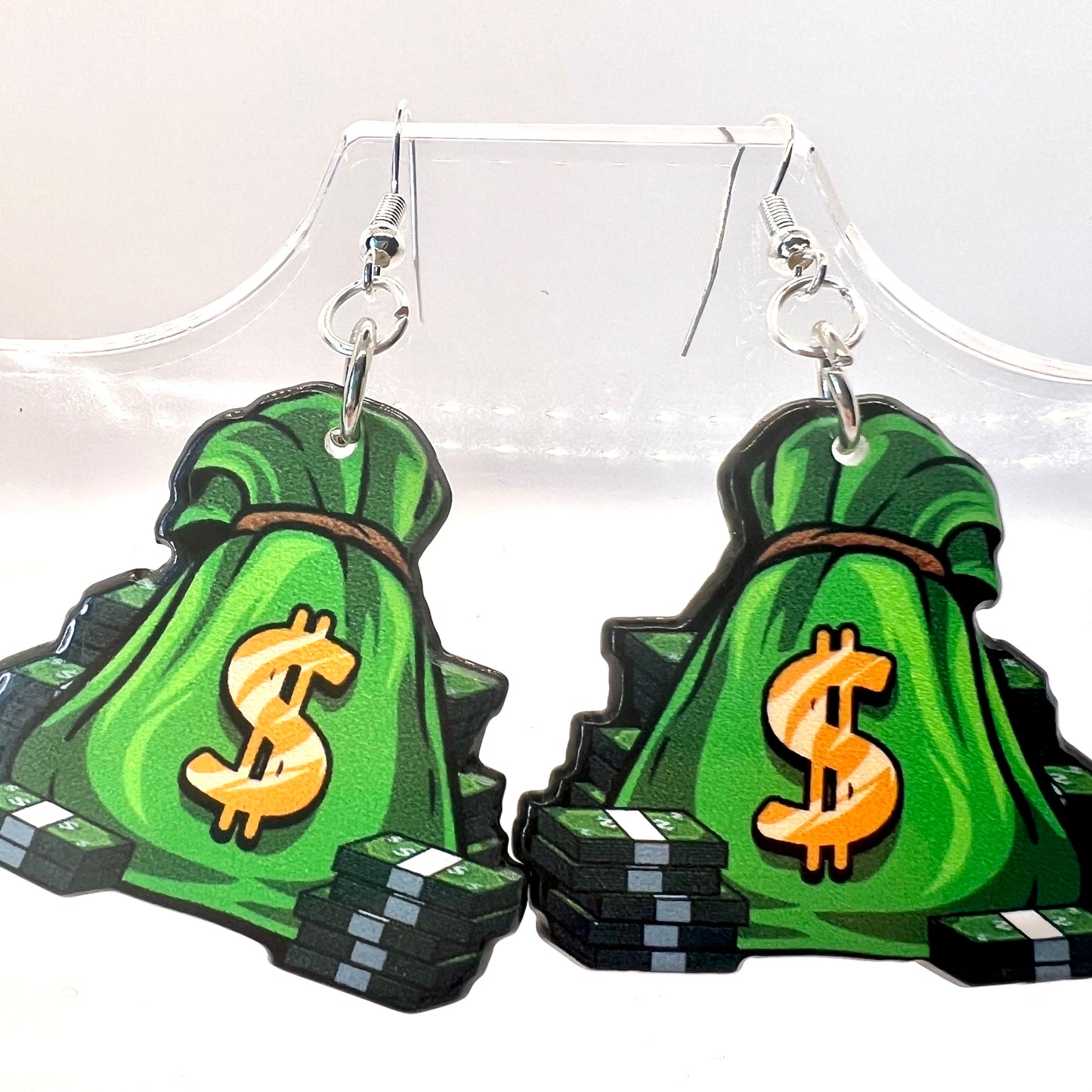 Money Bags Earrings