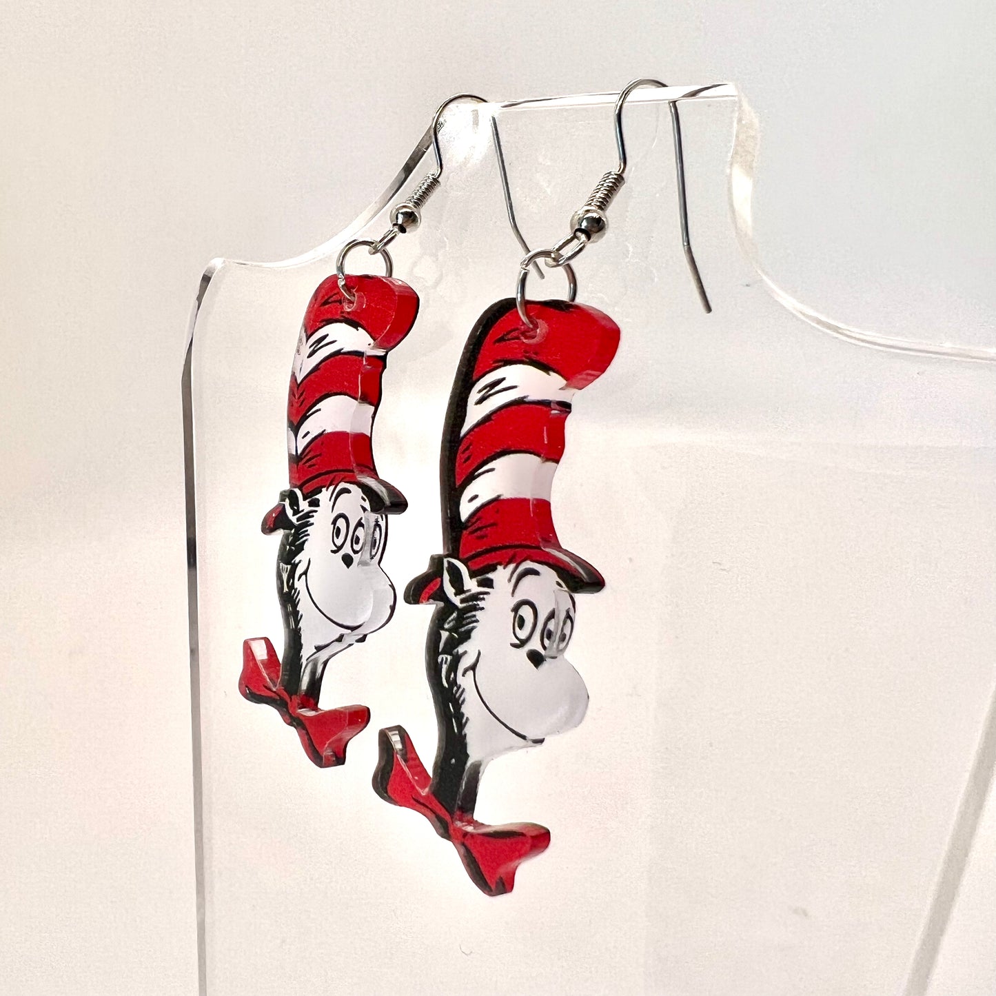 Cat in the Hat Earrings