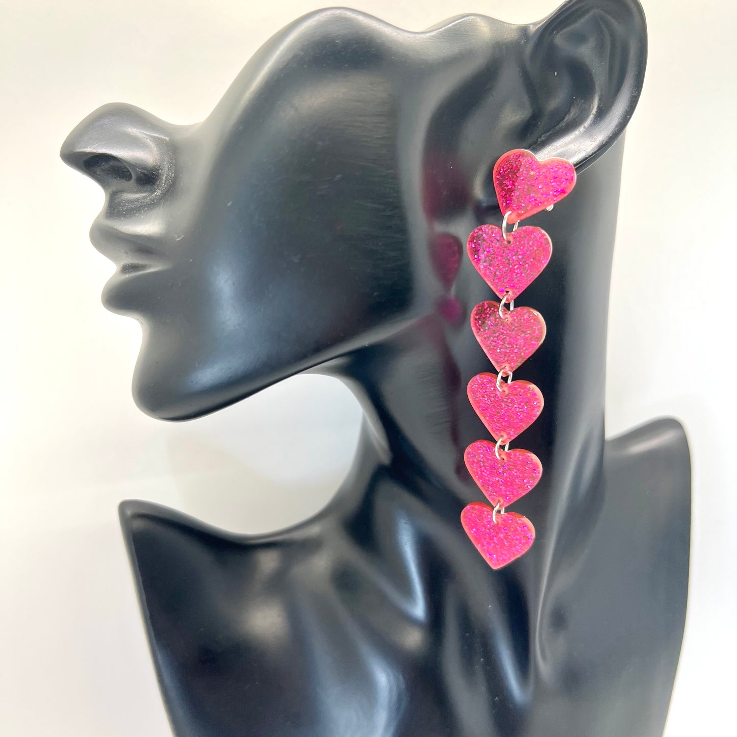 Heart Chain Earrings