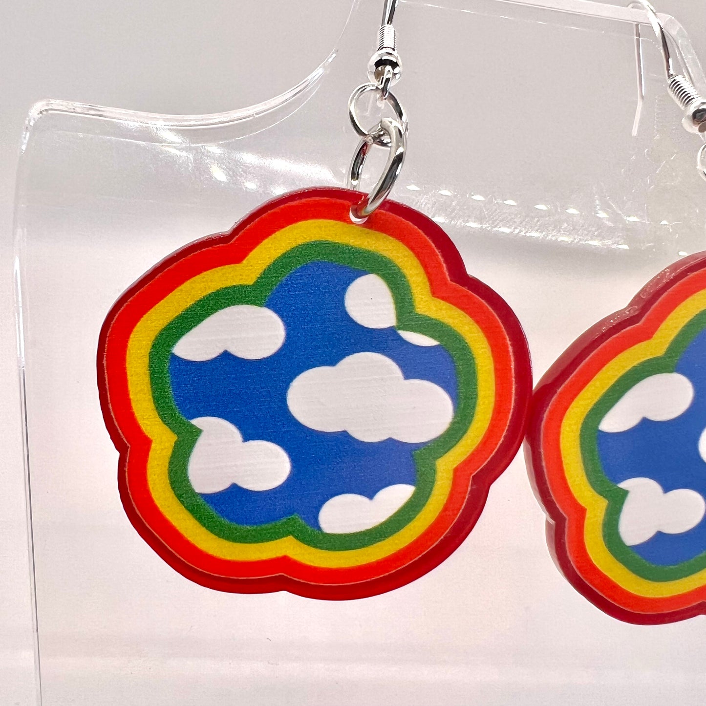 Rainbow Cloud Earrings