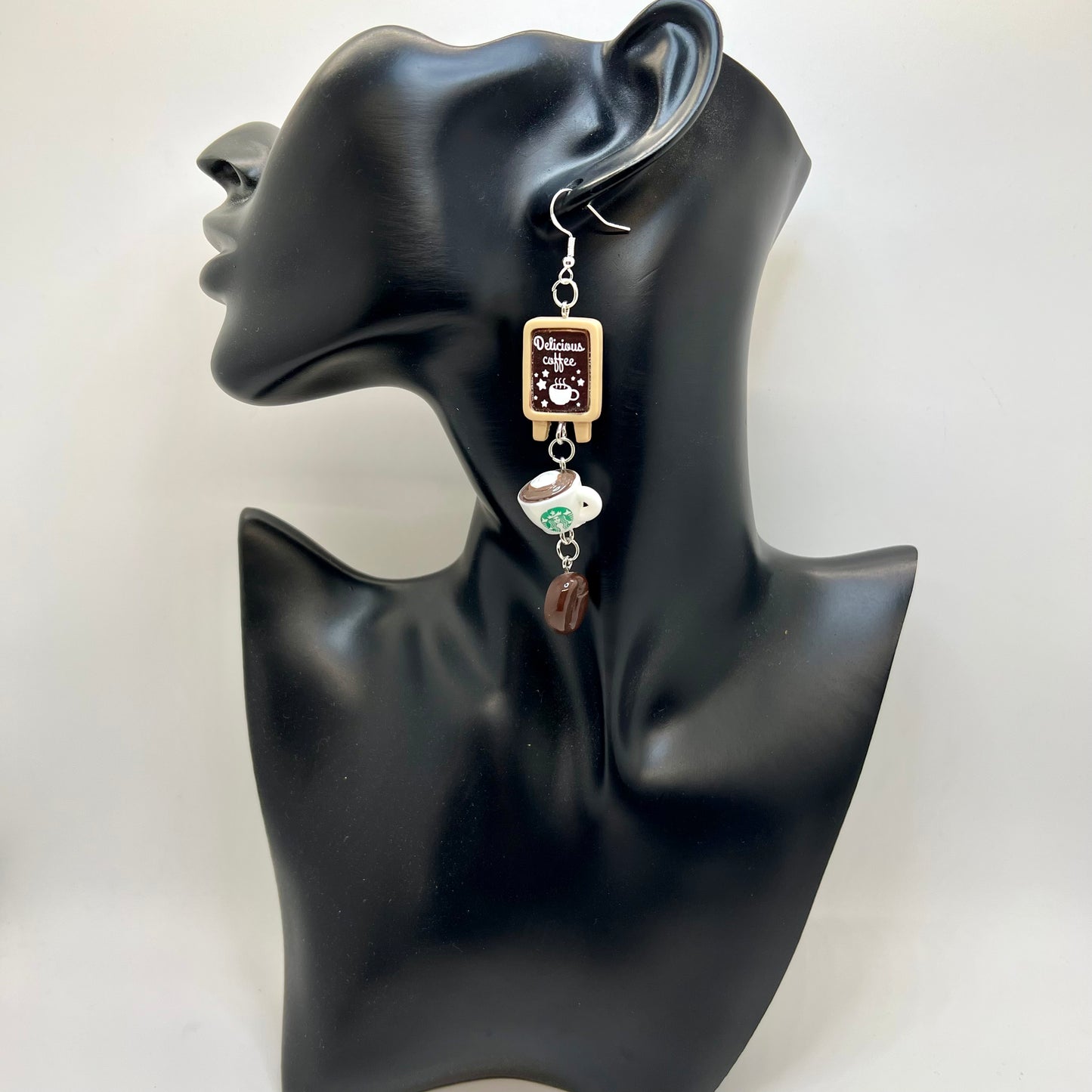 Coffee Shop Chain Earrings