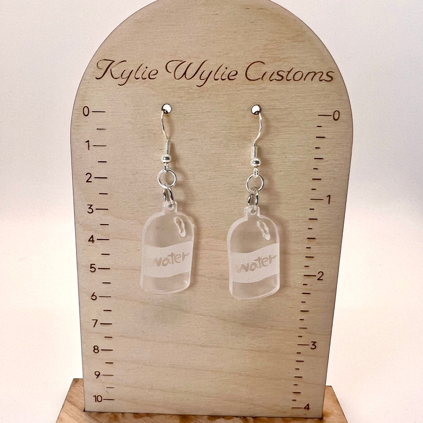 Water Bottle Earrings