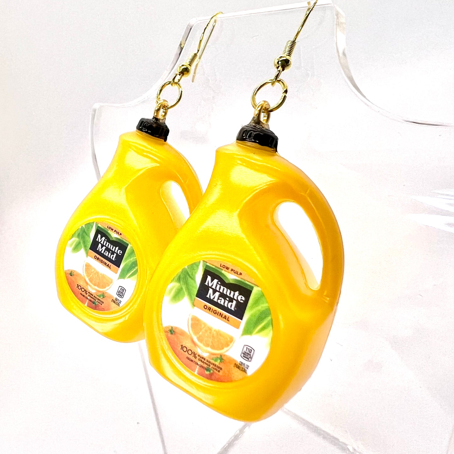 Minute Maid Orange Juice Earrings