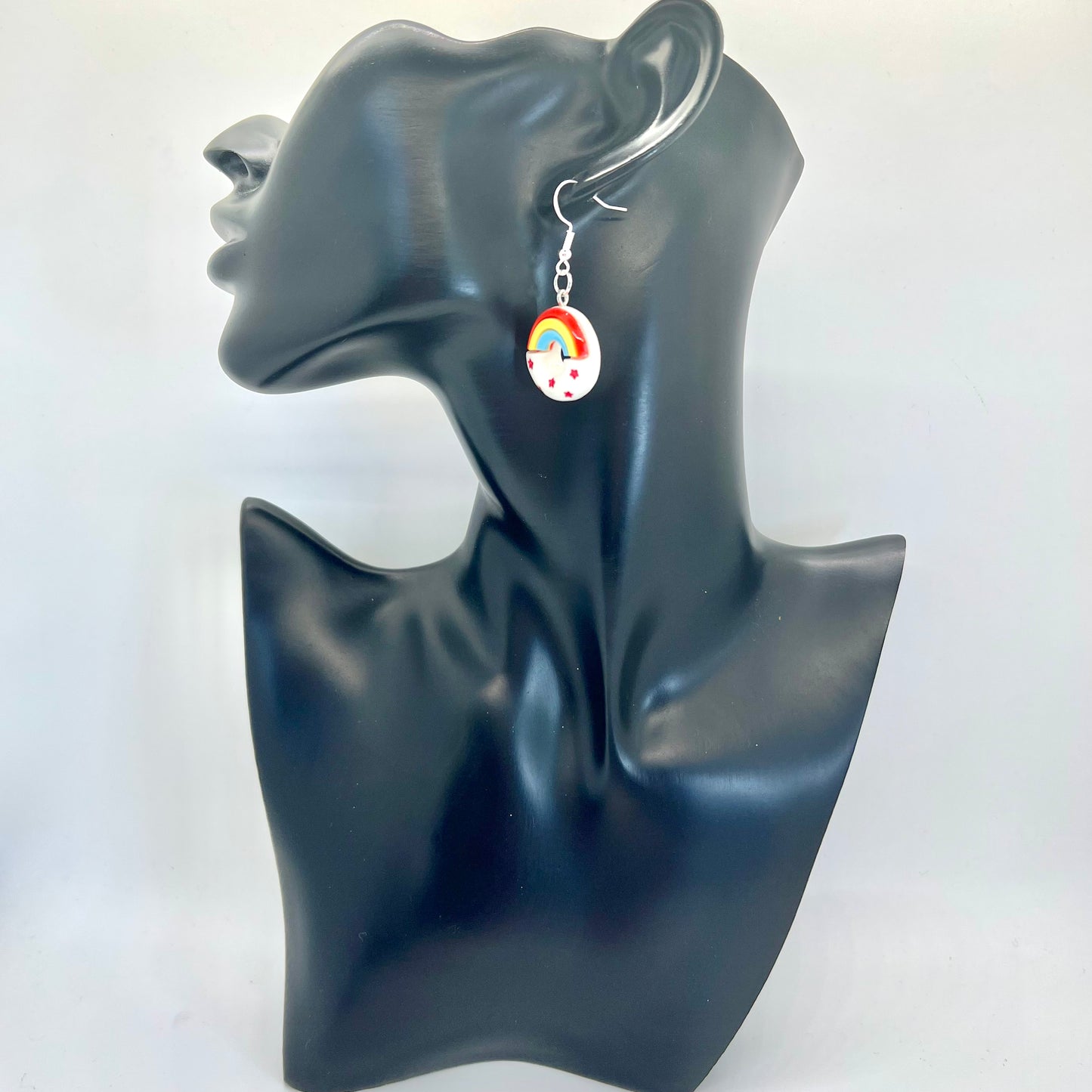 Rainbow Donut Earrings