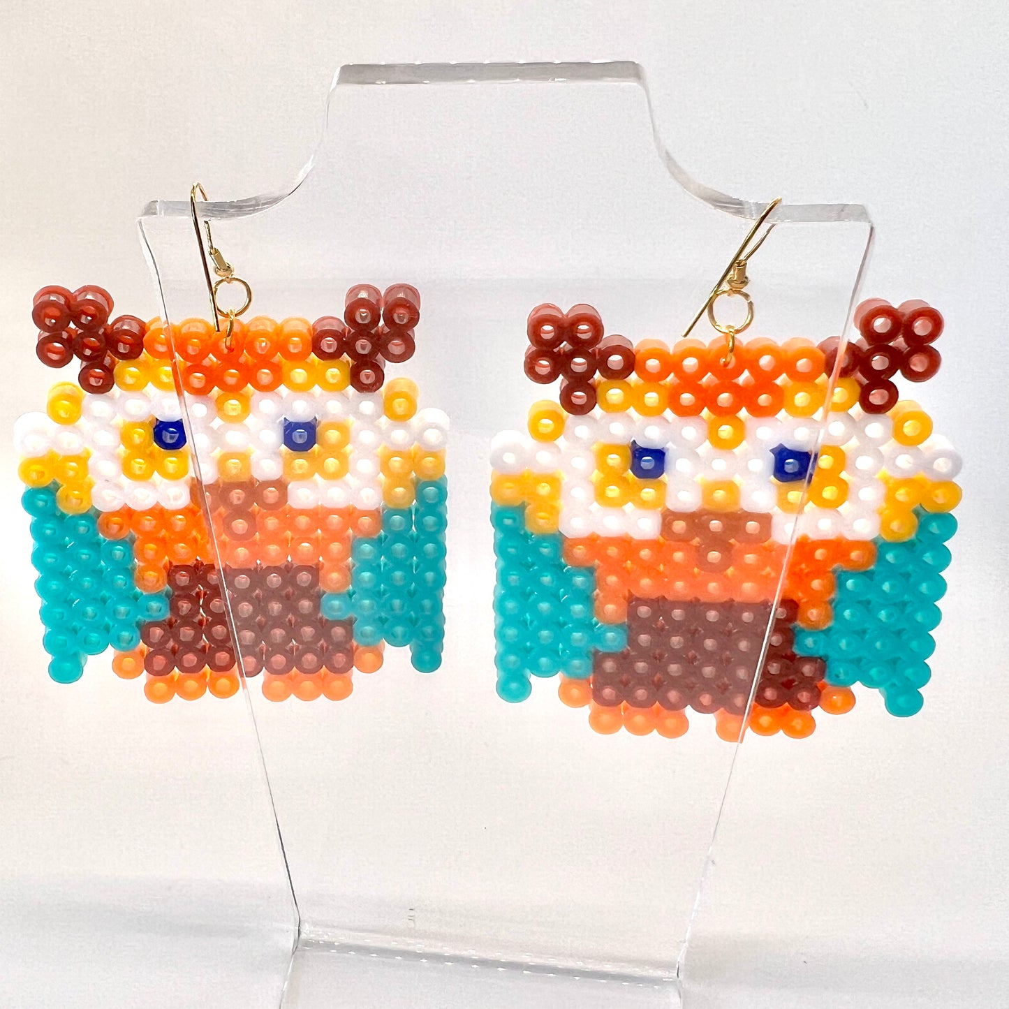 Large Owl Earrings