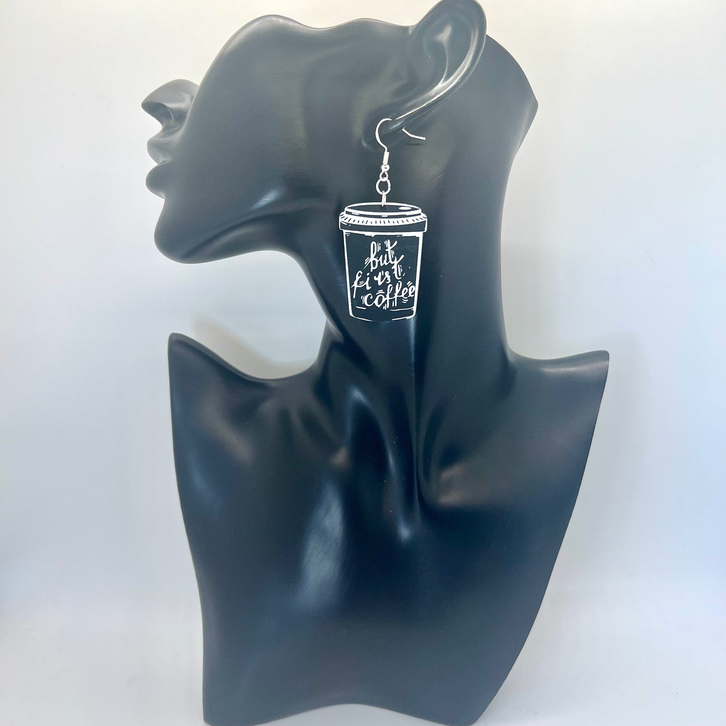 But First, Coffee Earrings