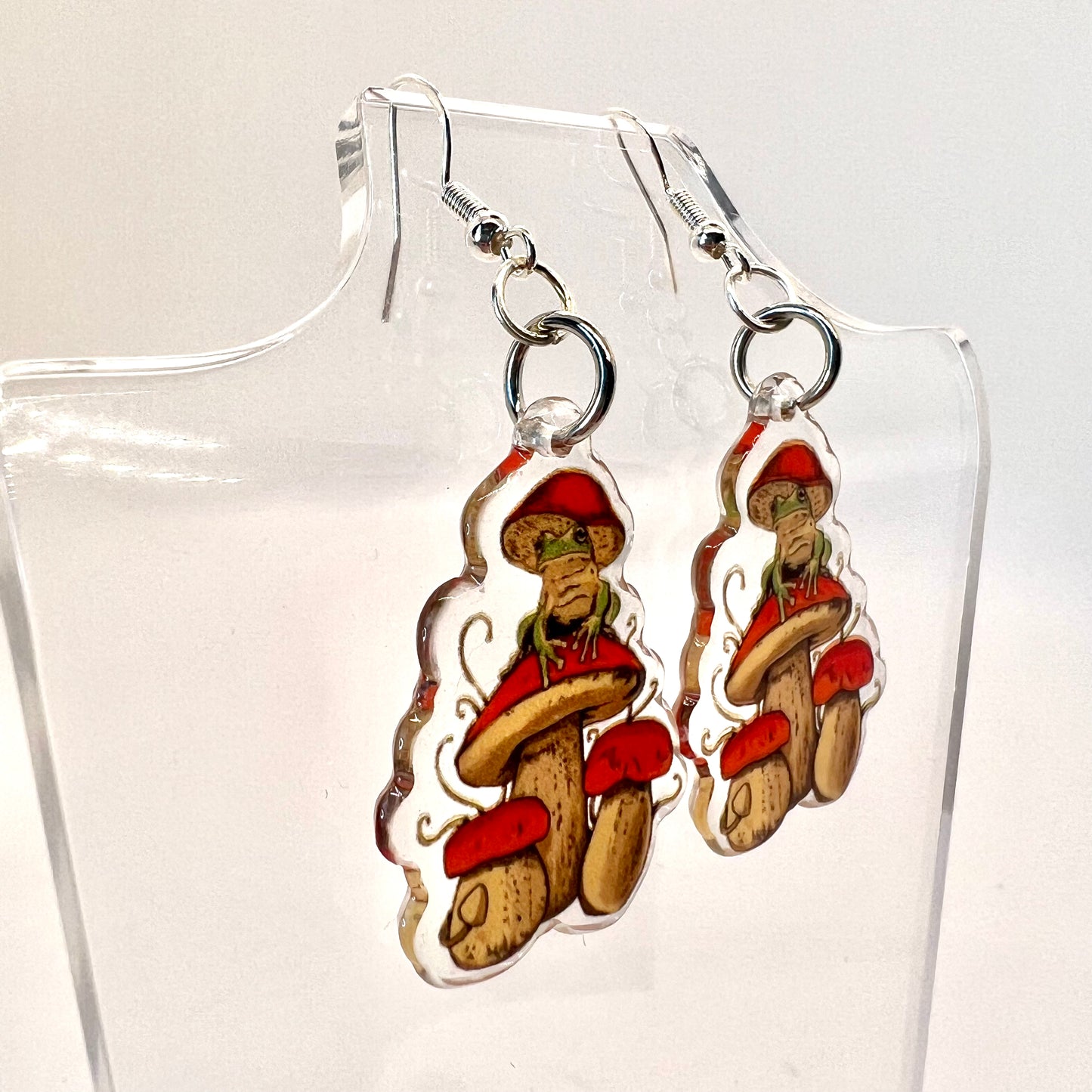 Toadstool Mushroom Earrings