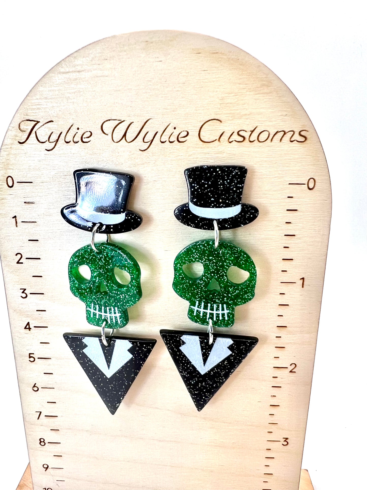 Tux Skeleton Earrings