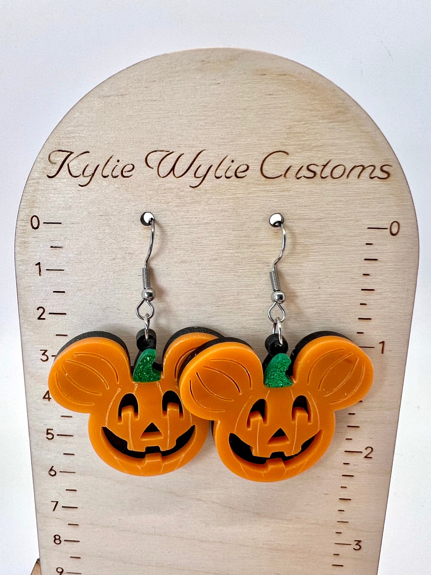 Mickey Pumpkin Earrings