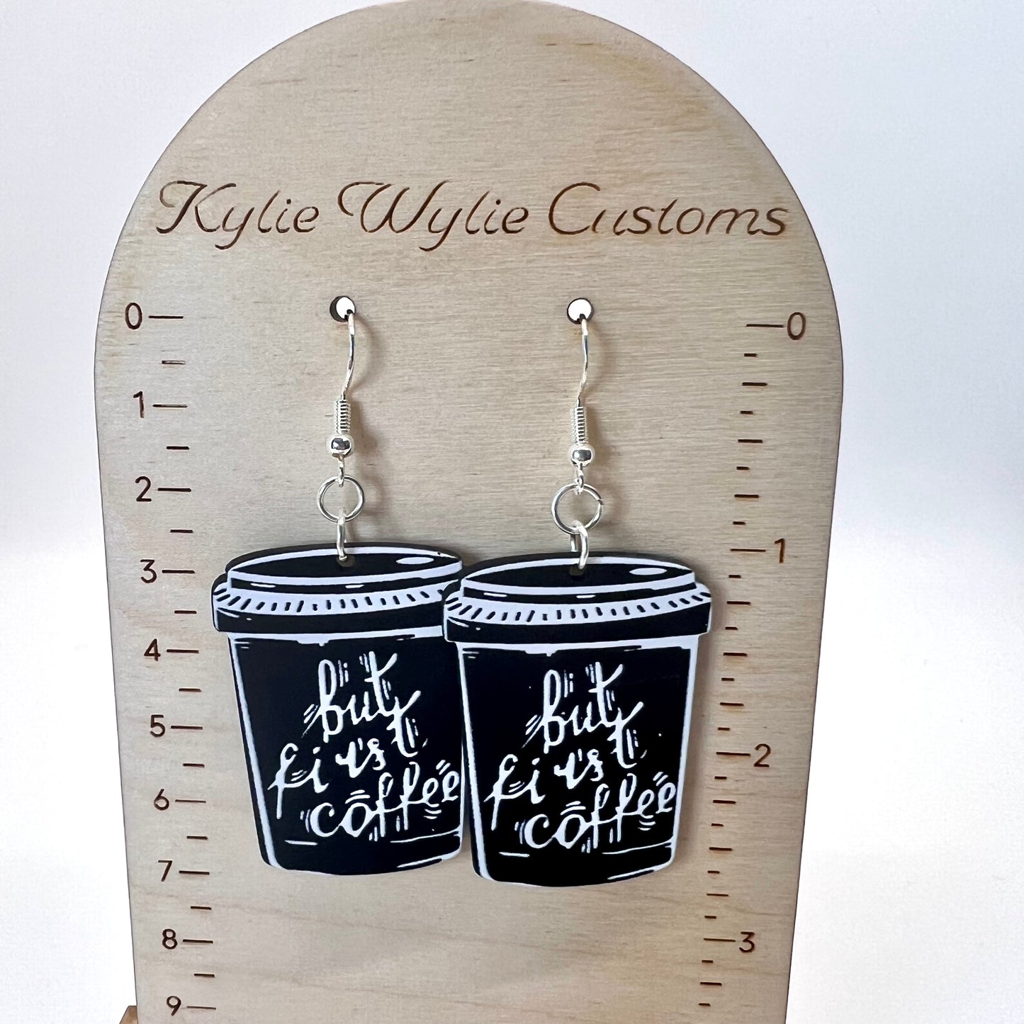 But First, Coffee Earrings