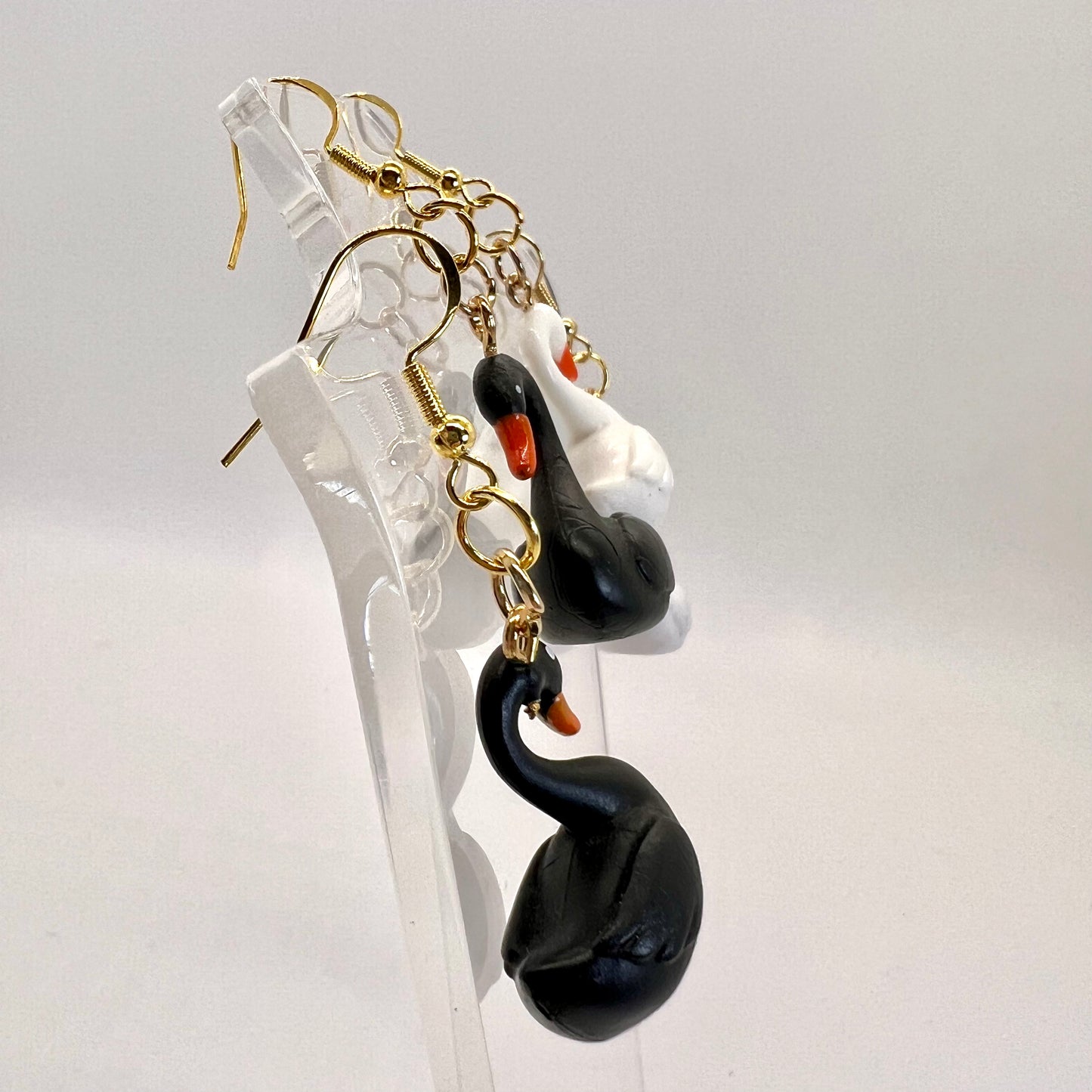 Swan Earrings